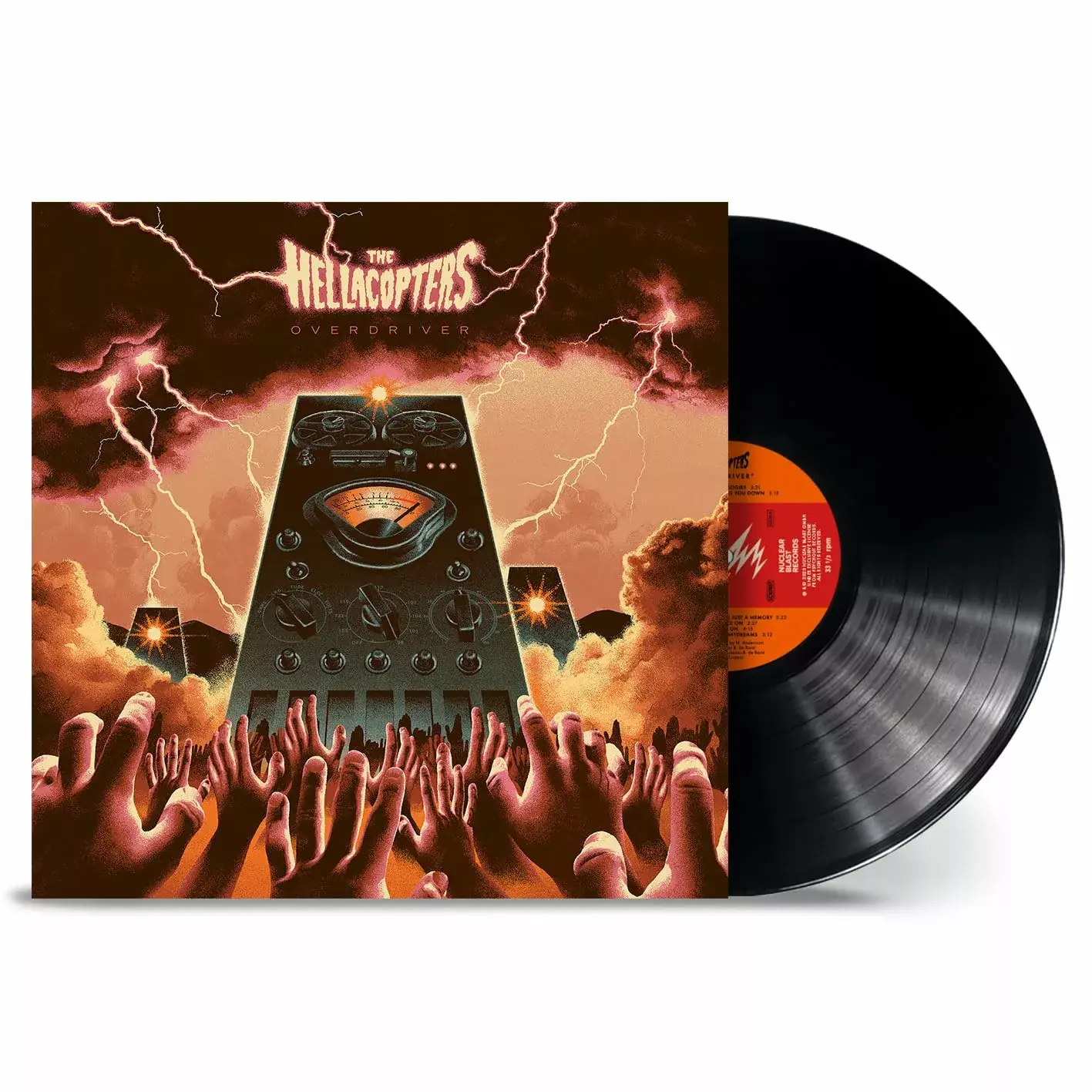 THE HELLACOPTERS - Overdriver · BLACK LP