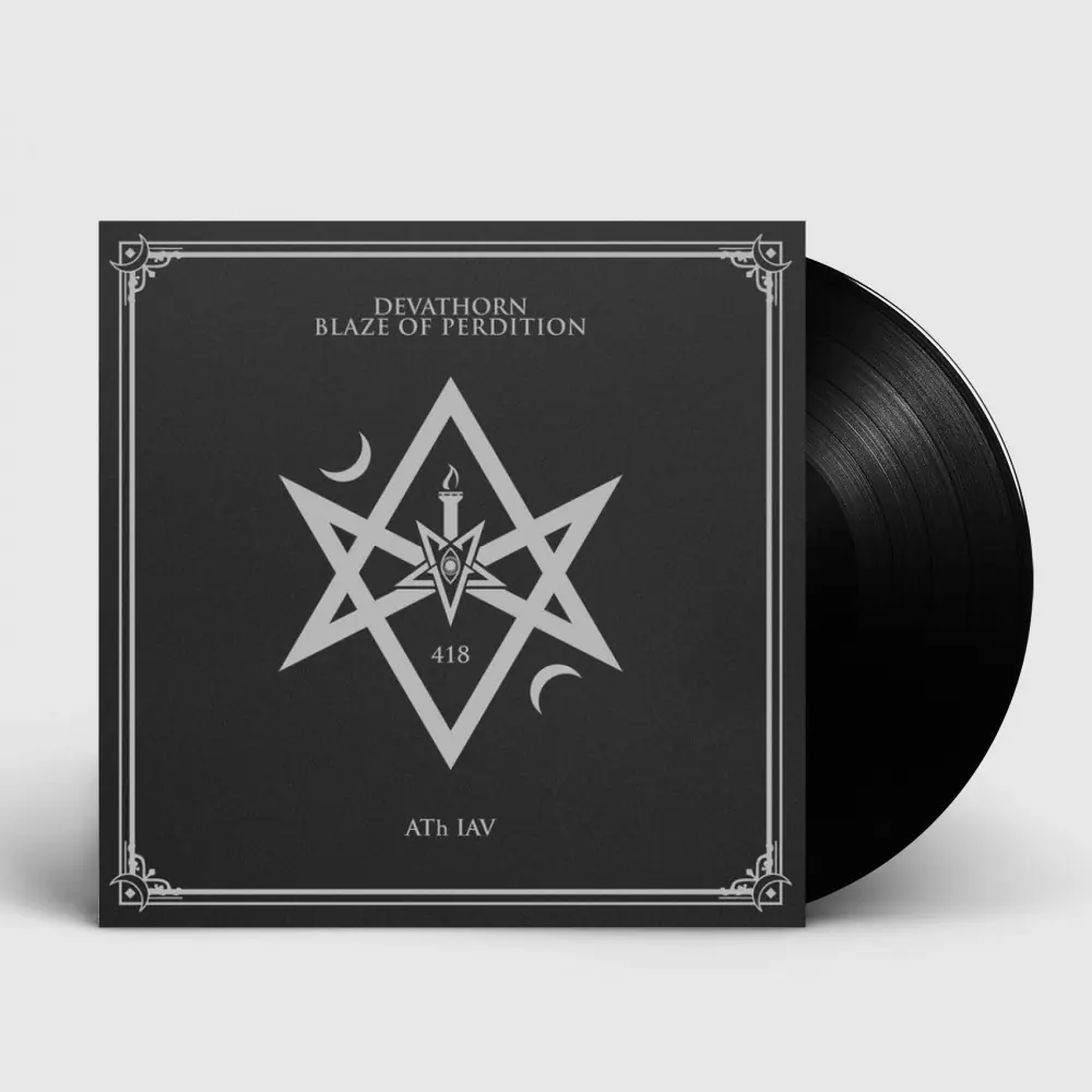 DEVATHORN / BLAZE OF PERDITION - 418 - ATh IAV Split · BLACK LP DEVATHORN / BLAZE OF PERDITION - 418 - ATh IAV Split · BLACK LP (Black Metal Vinyl)