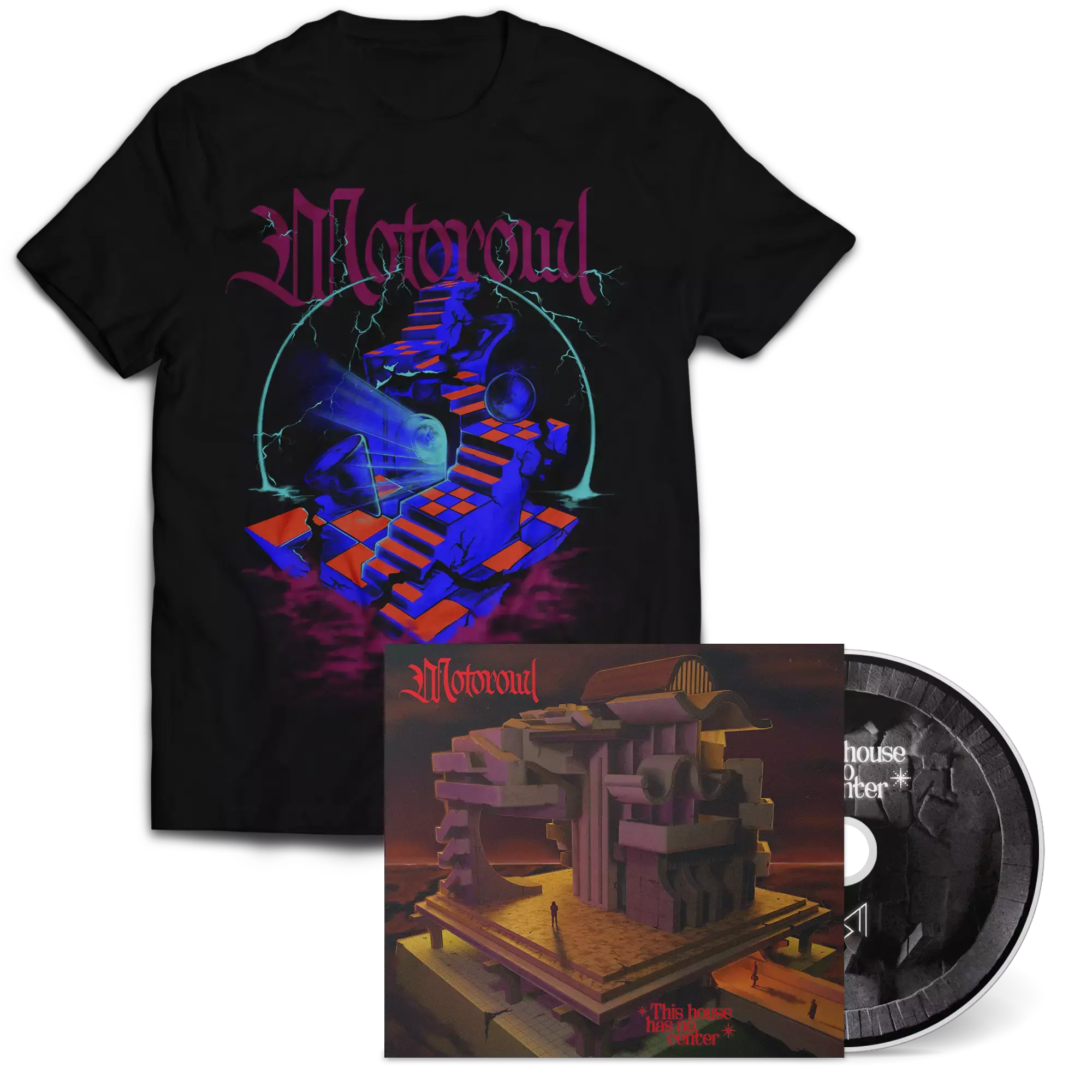 MOTOROWL - This House has no Center · DIGIPAK CD+SHIRT BUNDLE MOTOROWL - This House has no Center · DIGIPAK CD+SHIRT BUNDLE