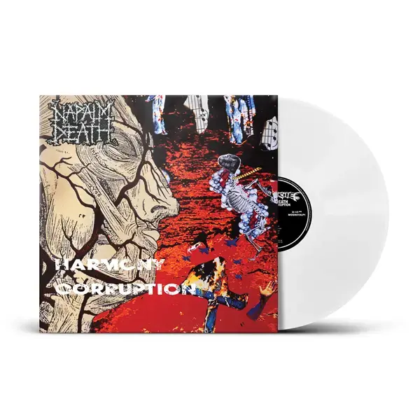NAPALM DEATH · Harmony Corruption | WHITE LP NAPALM DEATH · Harmony Corruption | WHITE LP (Death Metal/Grindcore Vinyl)