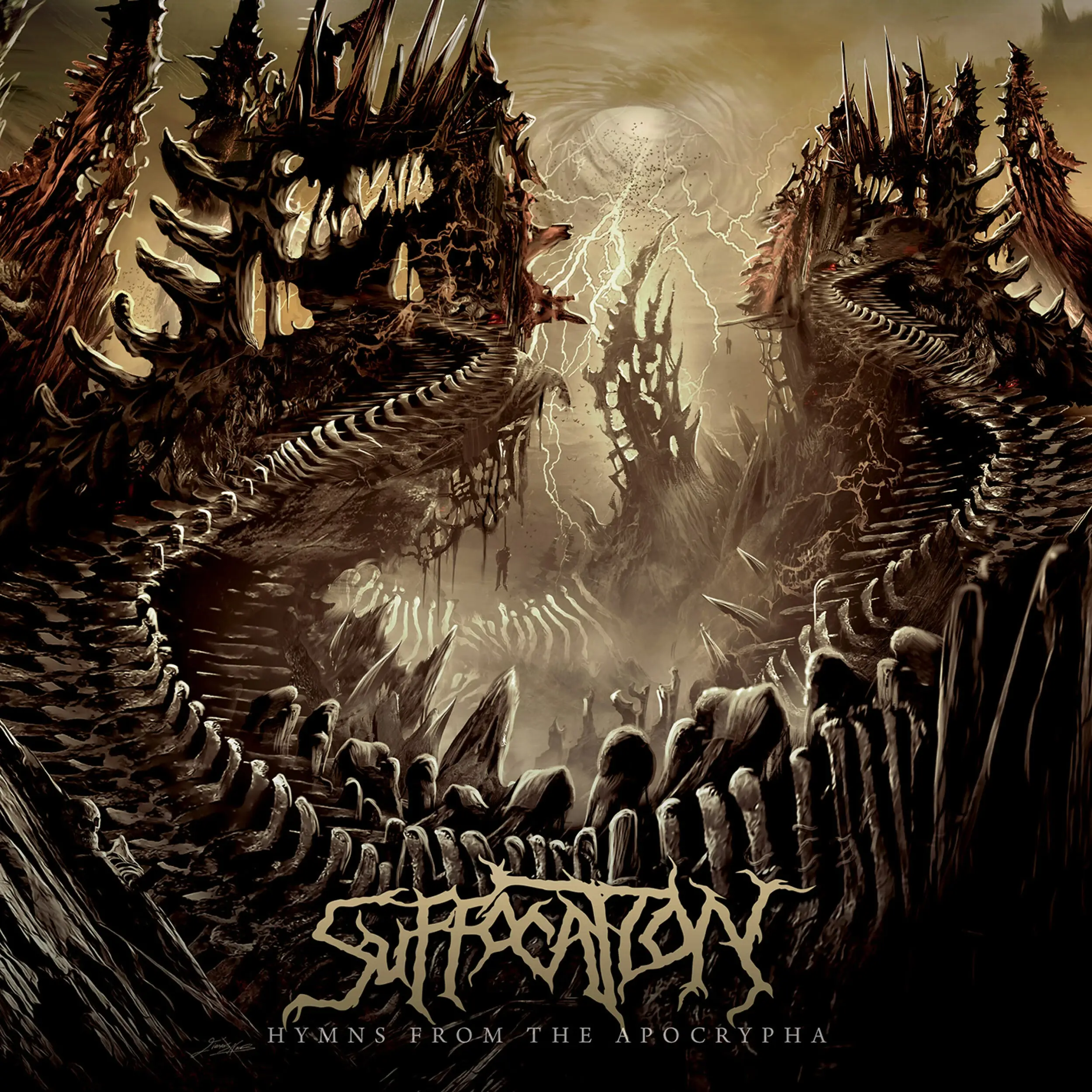 SUFFOCATION - Hymns From The Apocrypha · GOLD LP · Bild 1 SUFFOCATION - Hymns From The Apocrypha · GOLD LP (Death Metal Vinyl) · Bild 1