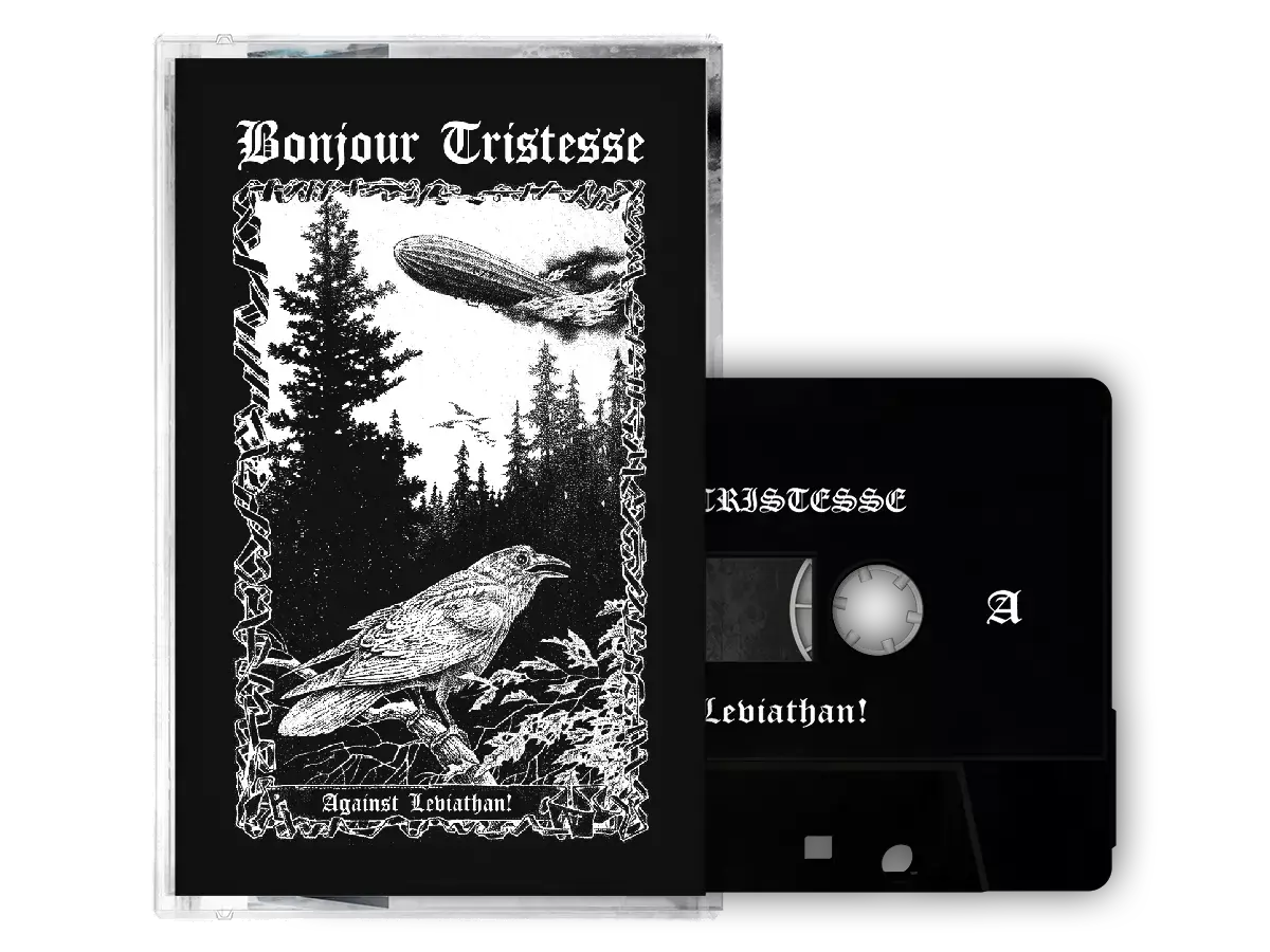 BONJOUR TRISTESSE - The World Without Us / Against Leviathan · WOODEN BLACK TAPE BOX SET (Black Metal Tapes) · Bild 2