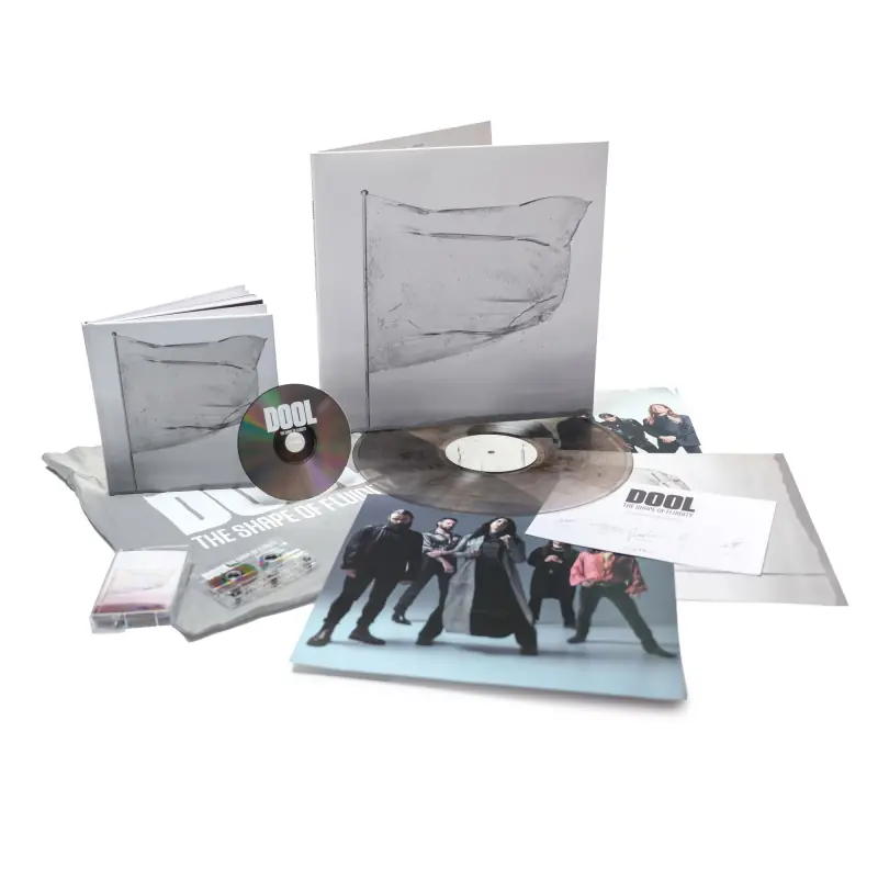 DOOL - The Shape Of Fluidity · CLEAR/BLACK MARBLED LP BUNDLE · Bild 2 DOOL - The Shape Of Fluidity · CLEAR/BLACK MARBLED LP BUNDLE (Heavy Rock Vinyl) · Bild 2