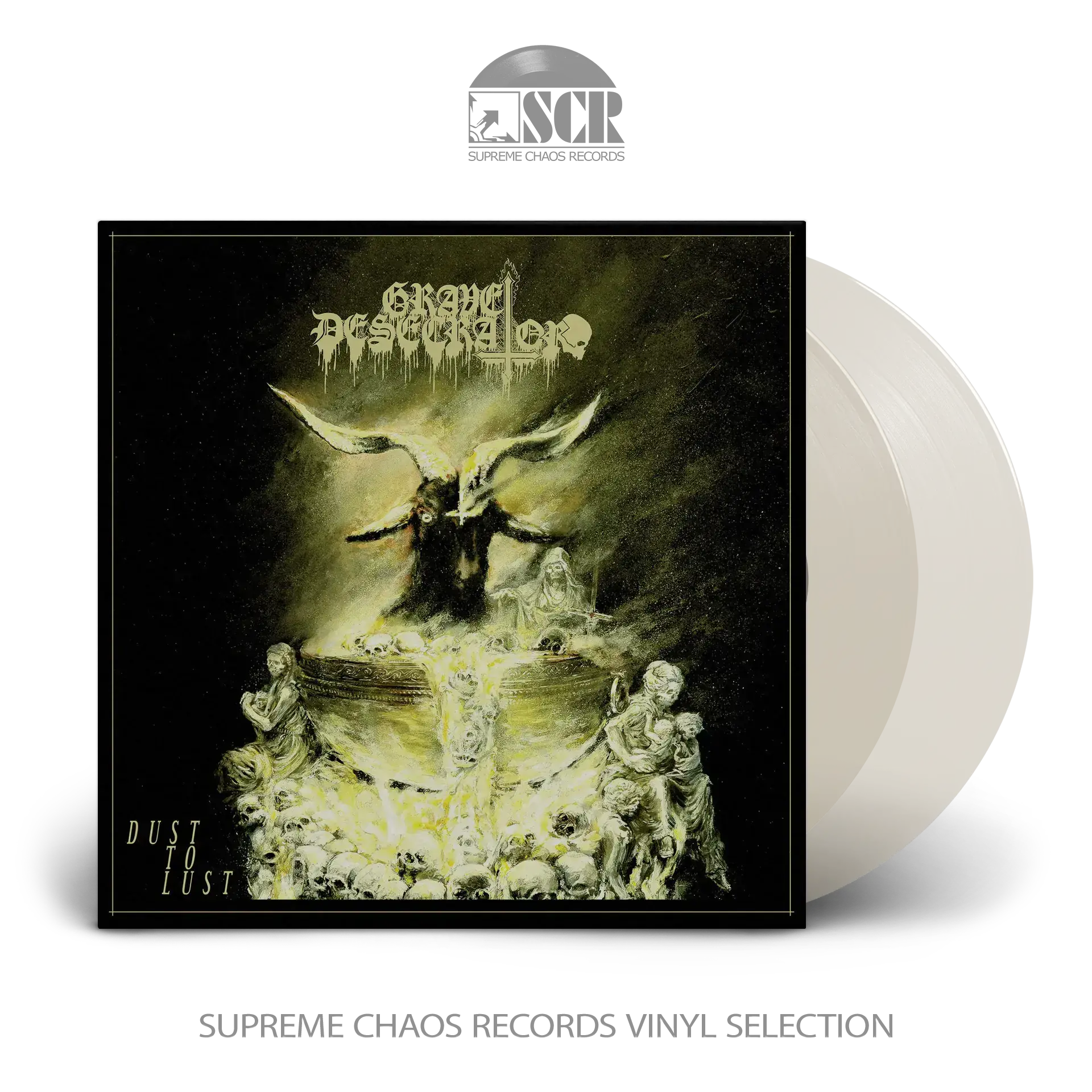 GRAVE DESECRATOR - Dust To Lust · CLEAR 2LP (Death Metal Vinyl)