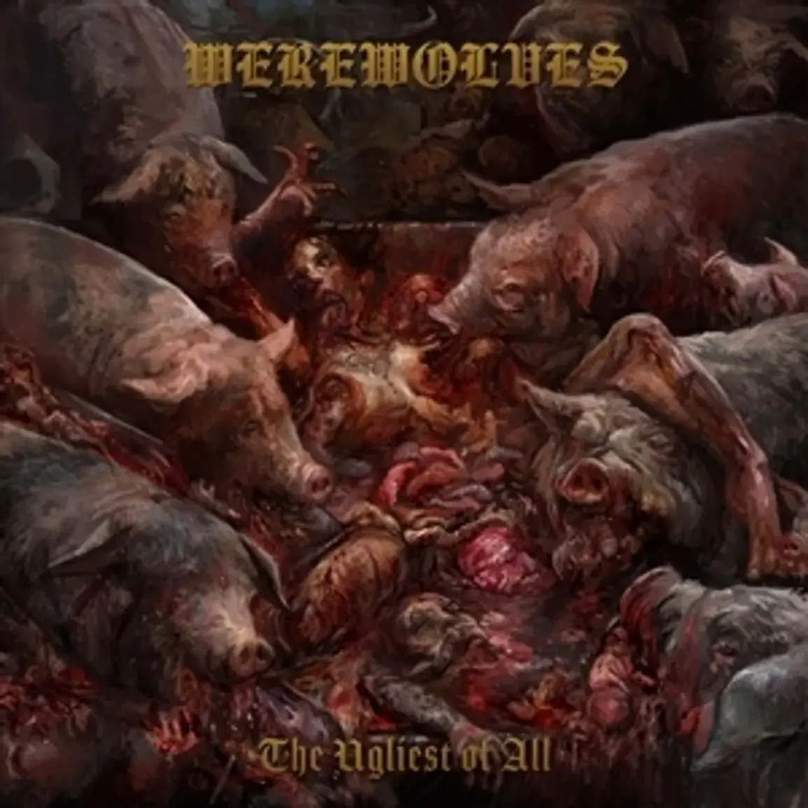 WEREWOLVES - The Ugliest Of All · RED LP · Bild 1 WEREWOLVES - The Ugliest Of All · RED LP (Death Metal Vinyl) · Bild 1