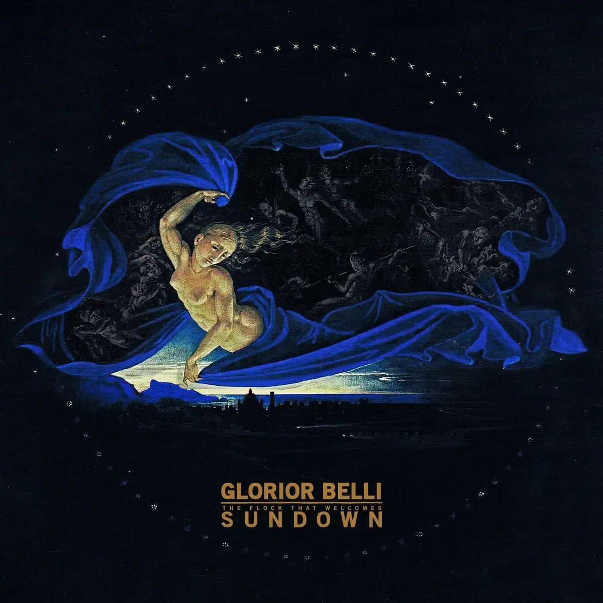 GLORIOR BELLI - Sundown (The Flock That Welcomes) · BLACK LP · Bild 1 GLORIOR BELLI - Sundown (The Flock That Welcomes) · BLACK LP (Black Metal Vinyl) · Bild 1