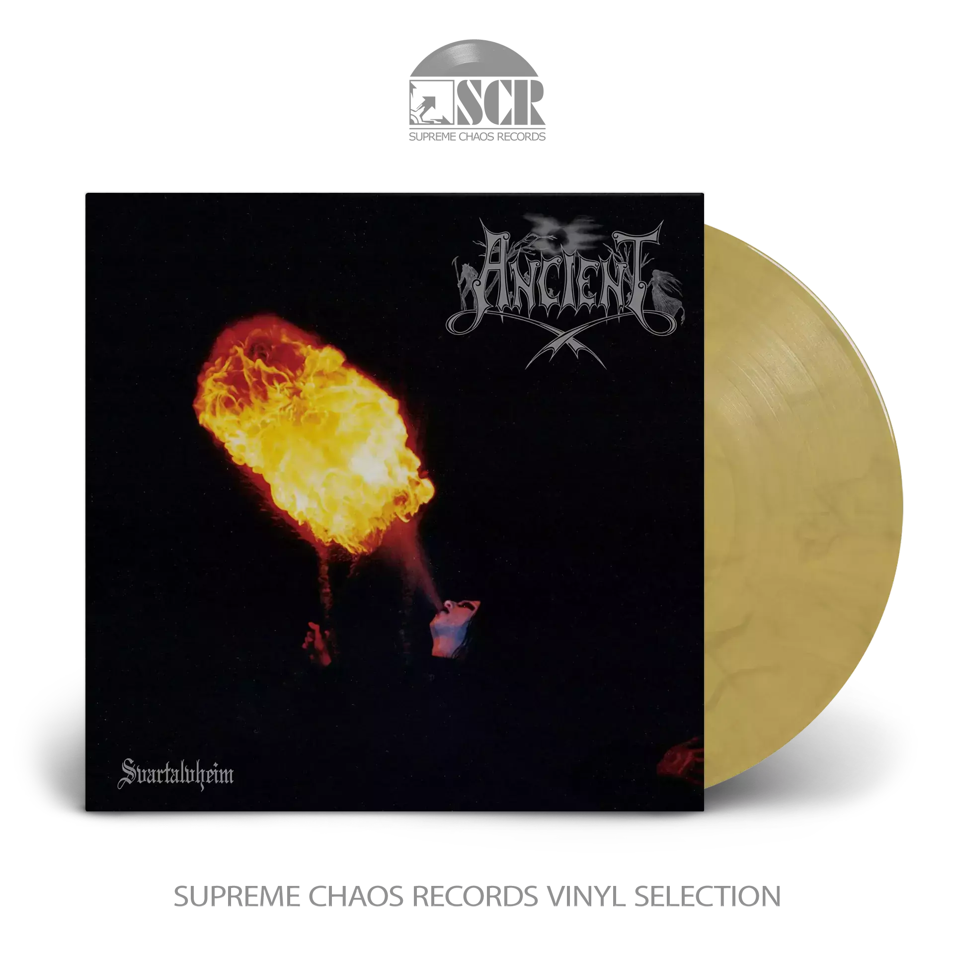 ANCIENT - Svartalvheim · GOLD/BLACK MARBLEDL LP (Black Metal Vinyl)