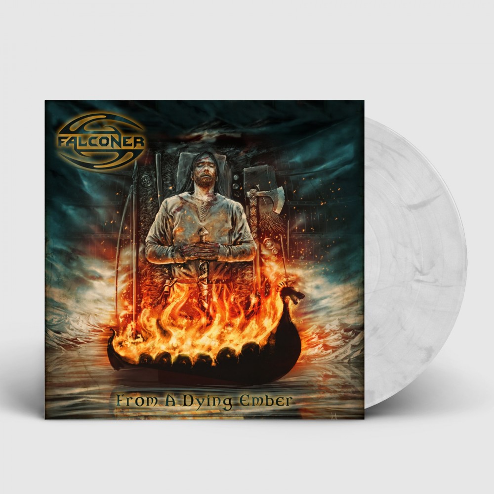 FALCONER - From A Dying Ember · GREY LP (Heavy Metal Vinyl)