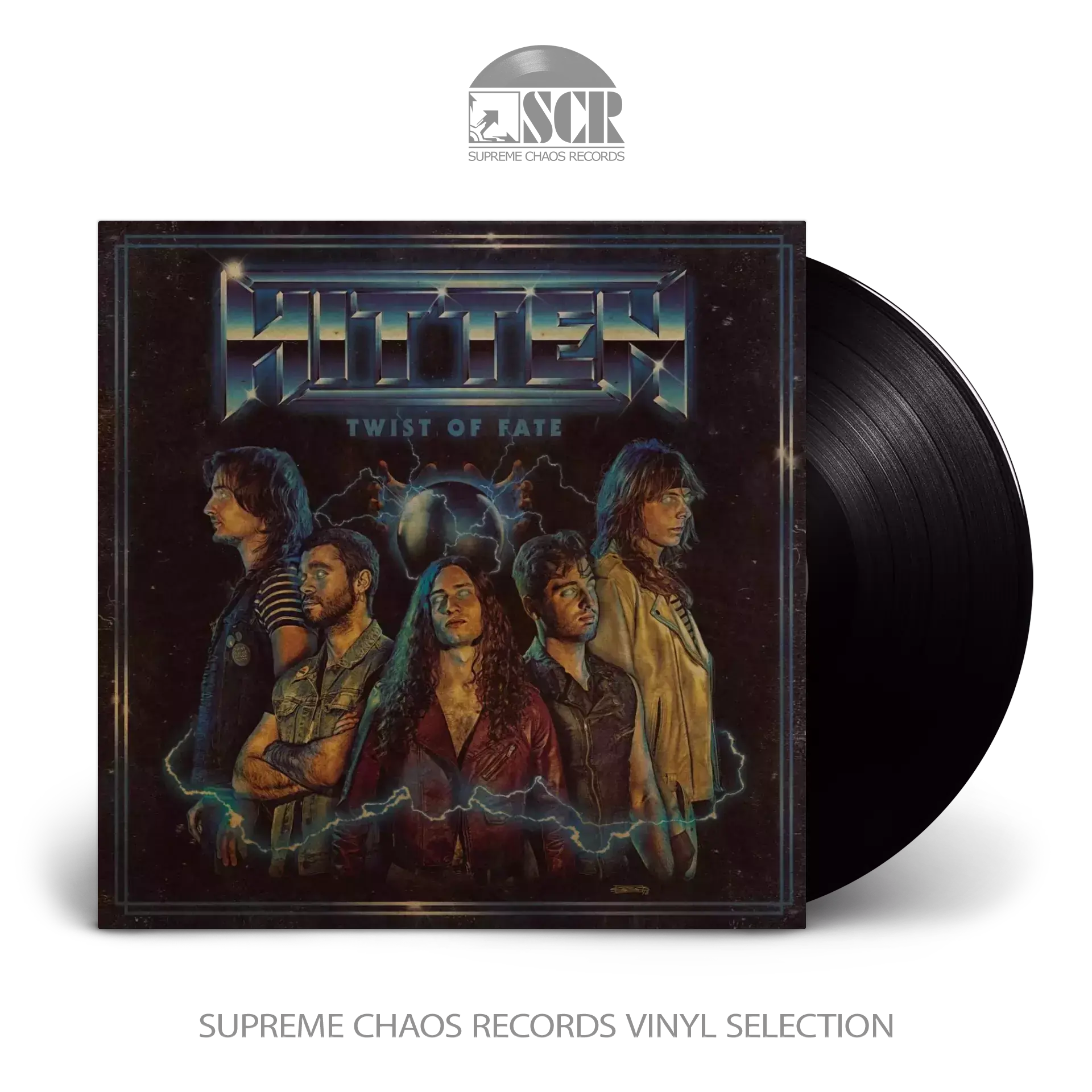 HITTEN - Twist Of Fate · BLACK LP (Heavy Metal Vinyl)
