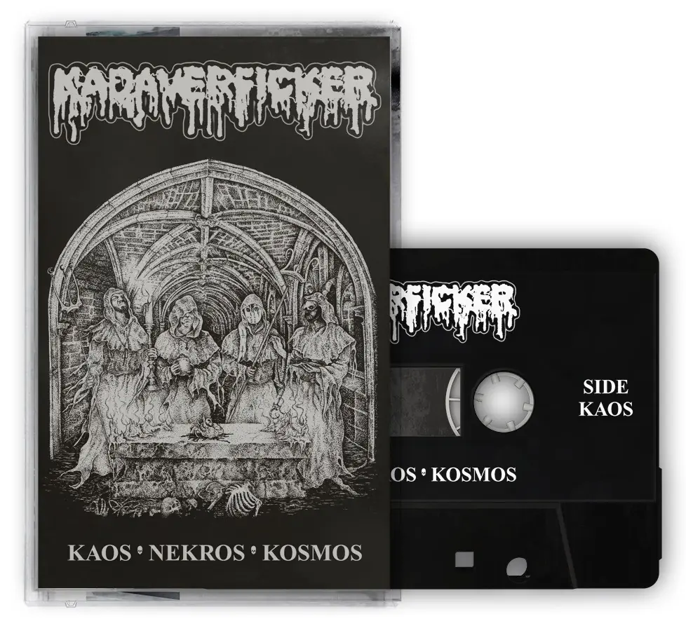 KADAVERFICKER - Kaos Nekros Kosmos · BLACK TAPE (Death Metal/Grindcore/Black Metal Tapes)