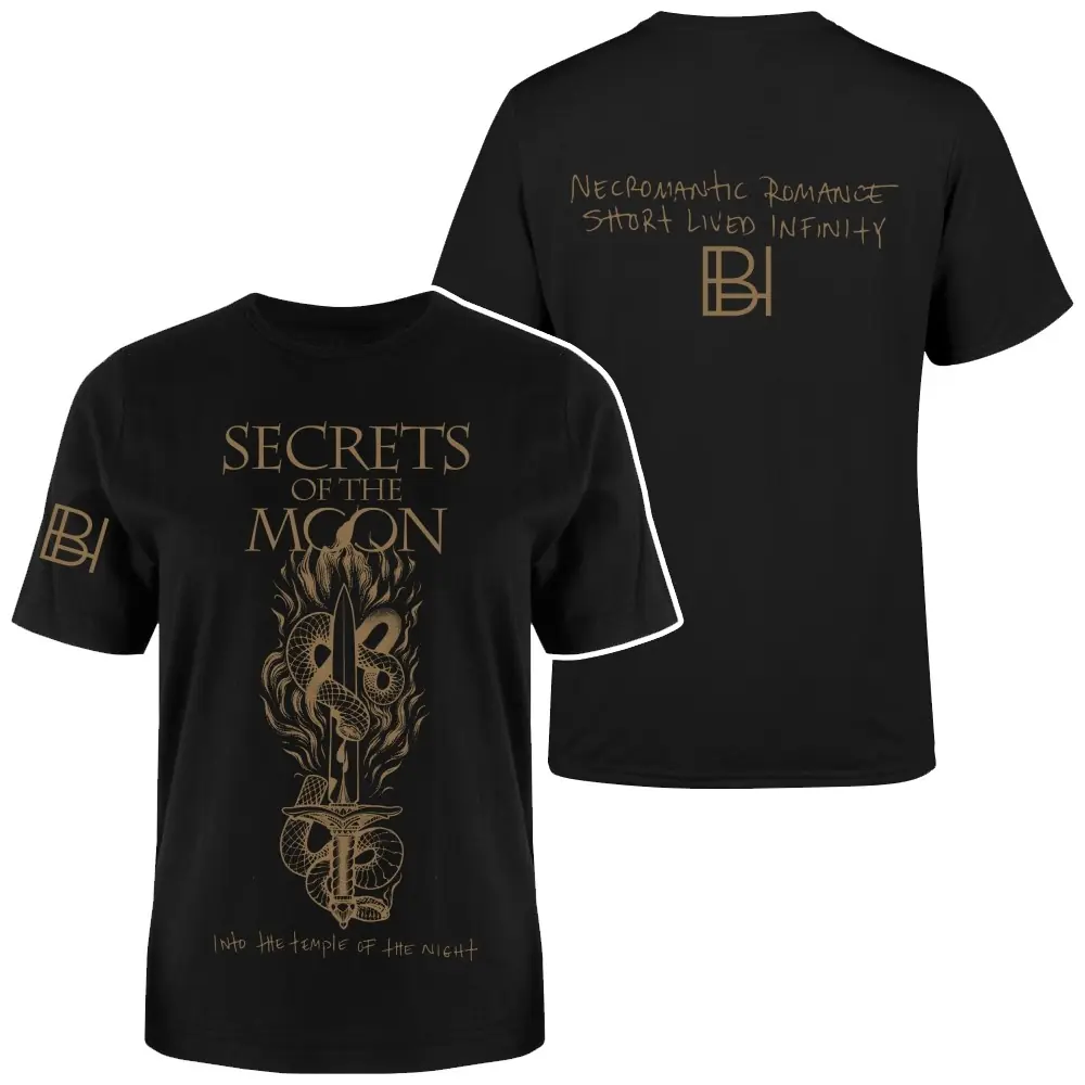 SECRETS OF THE MOON · Into The Temple Of The Night T-Shirt | TS-XL SECRETS OF THE MOON · Into The Temple Of The Night T-Shirt | TS-XL (Progressive Metal Clothes)