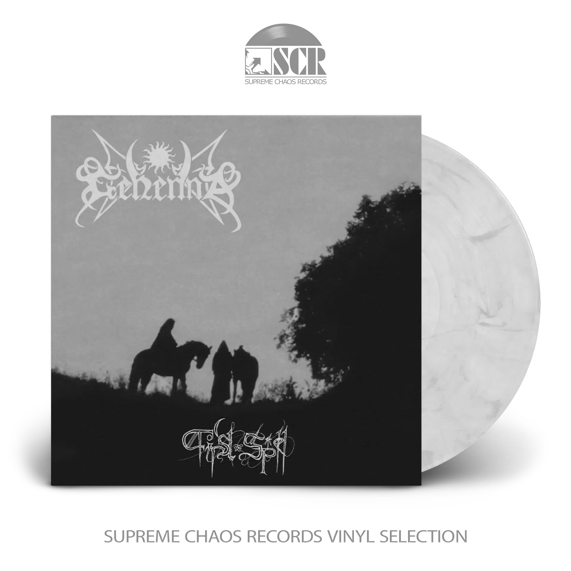 GEHENNA - First Spell · WHITE/BLACK MARBLED LP (Black Metal Vinyl)