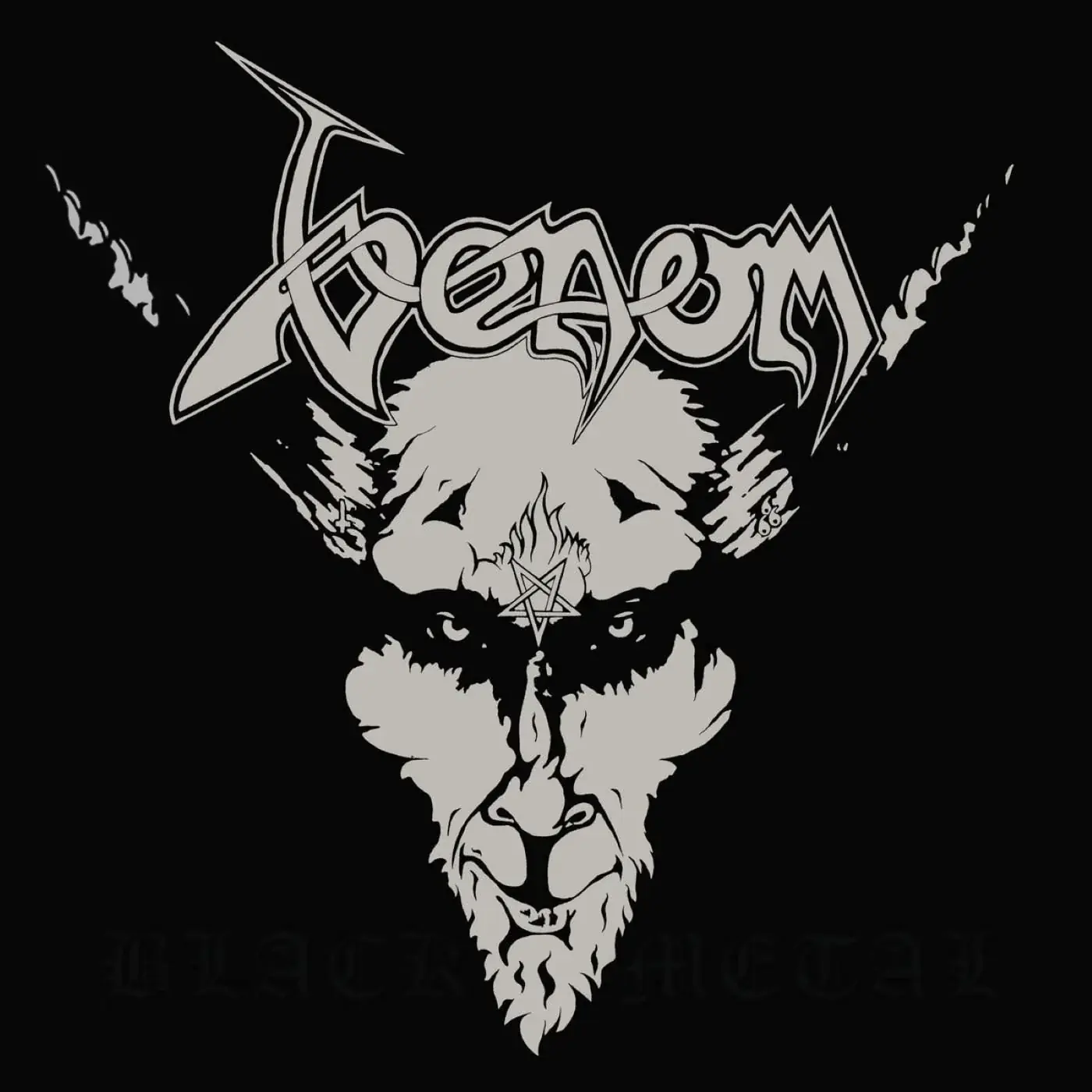 VENOM · Black Metal (40th Anniversary) | SILVER/BLACK LP (Black Metal Vinyl) · Bild 1
