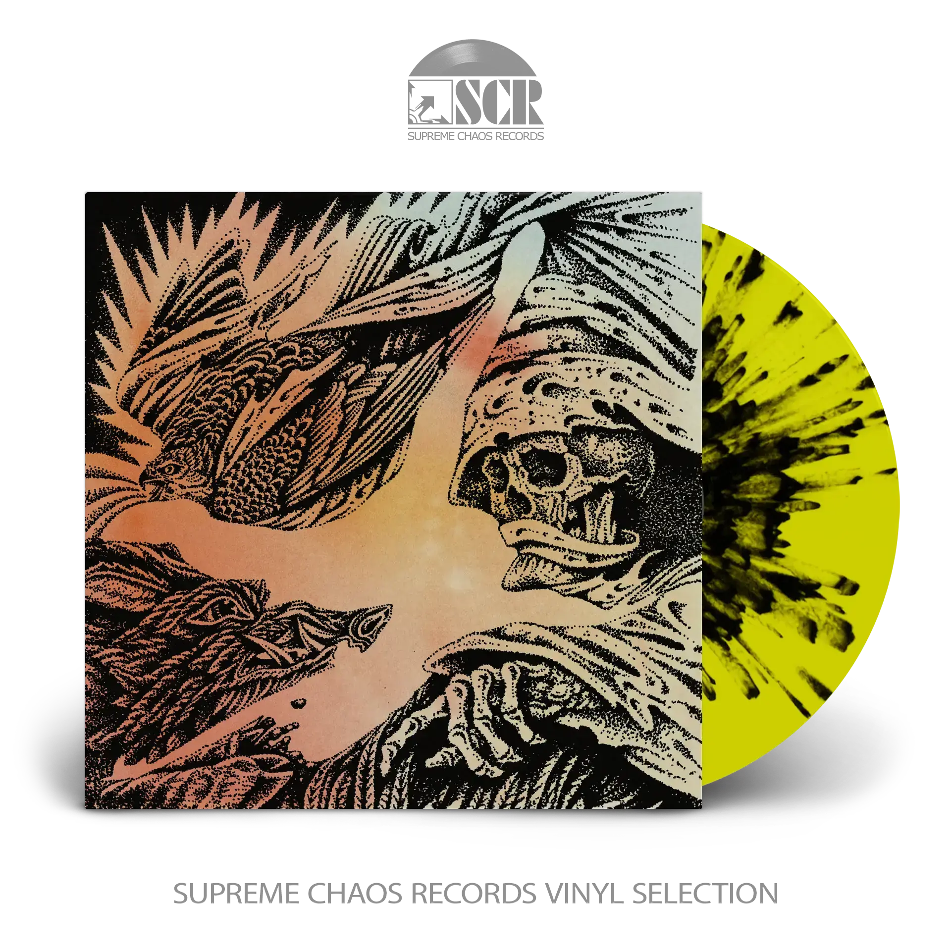 THE HEAVY EYES · Focus | YELLOW/BLACK SPLATTER LP (Heavy Rock Vinyl)