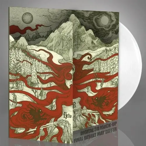 TSJUDER · Helvegr | CRYSTAL CLEAR/WHITE MARBLED LP (Black Metal Vinyl)