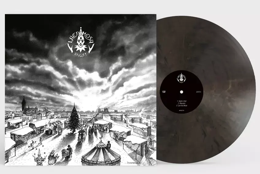 LACRIMOSA - Angst · CLEAR/BLACK MARBLED LP (Dark Wave Vinyl)