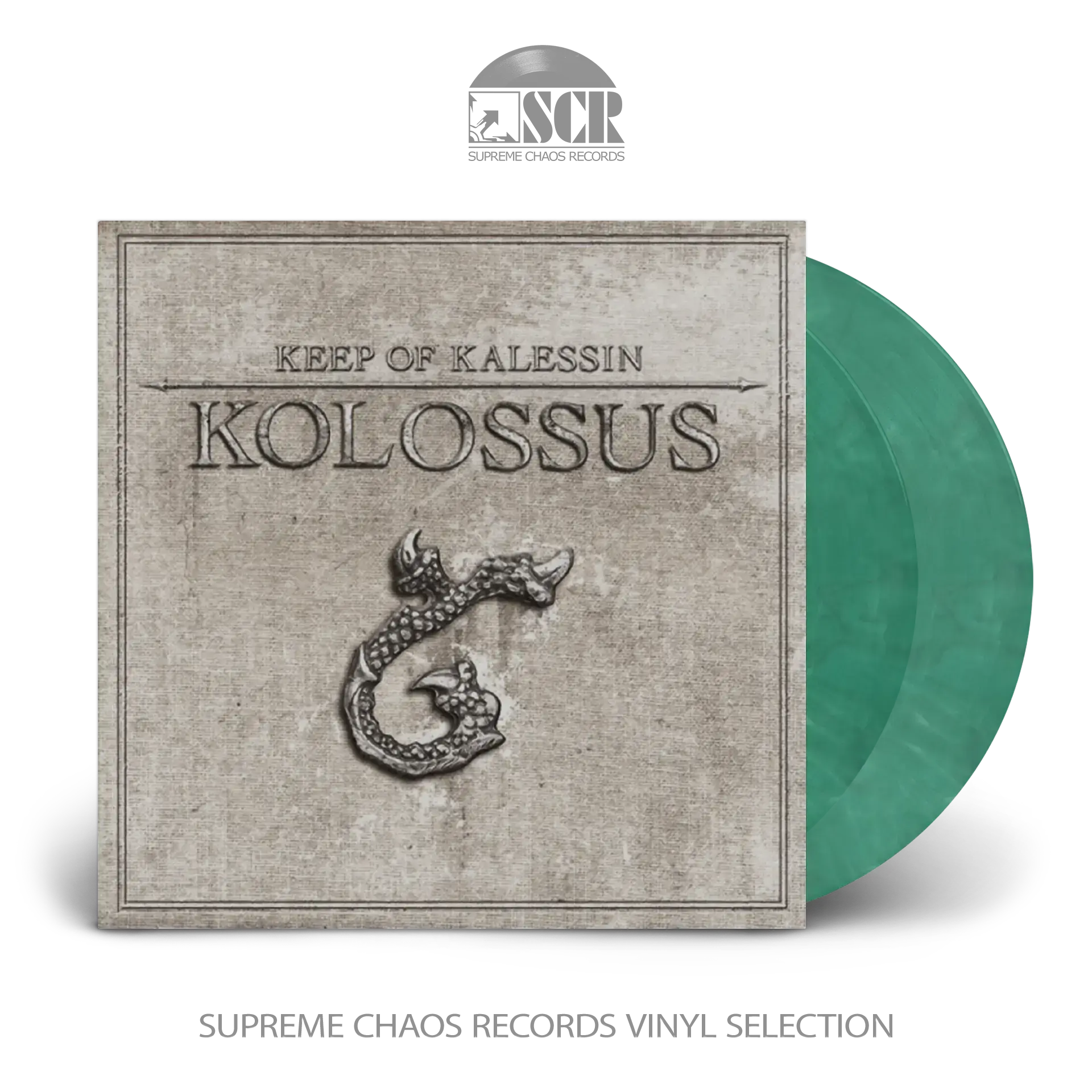 KEEP OF KALESSIN · Kolossus | TURQUOISE MARBLED DLP (Black Metal Vinyl)
