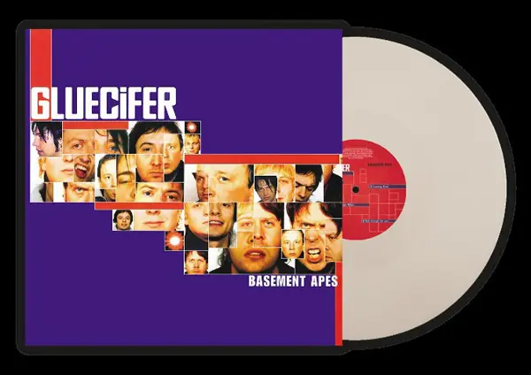 GLUECIFER · Basement Apes | SOLID WHITE LP GLUECIFER · Basement Apes | SOLID WHITE LP (Hard Rock Vinyl)