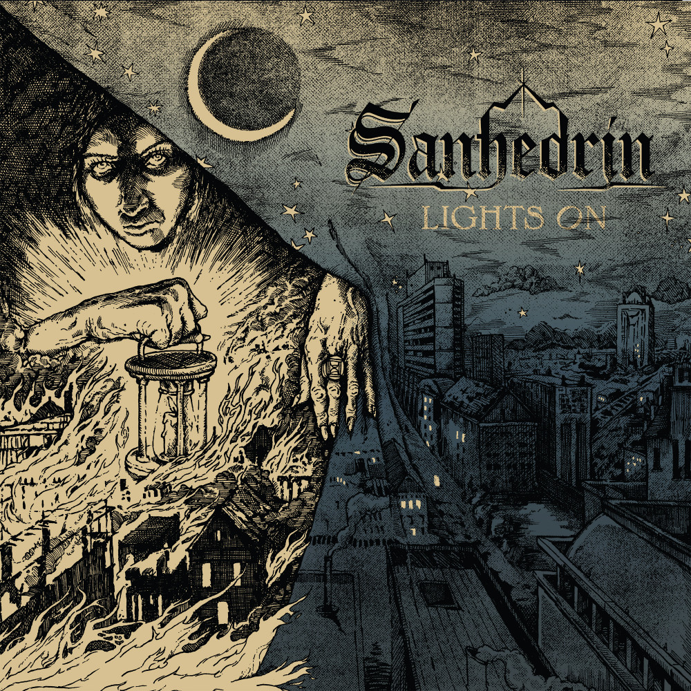 SANHEDRIN - Lights on [BLUE/GREY LP]