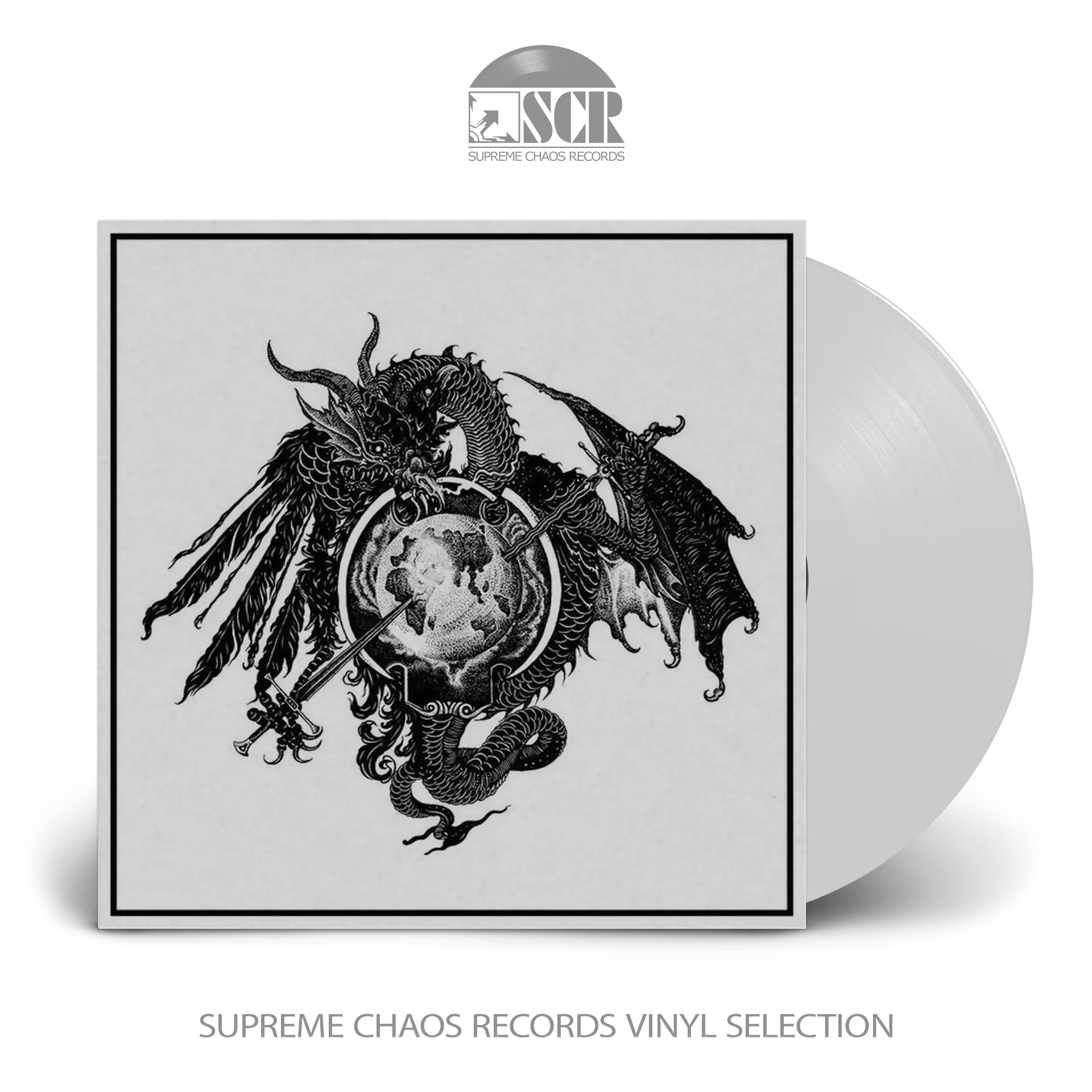 KJELD/WEDERGANGER · Split | WHITE LP (Black Metal Vinyl)