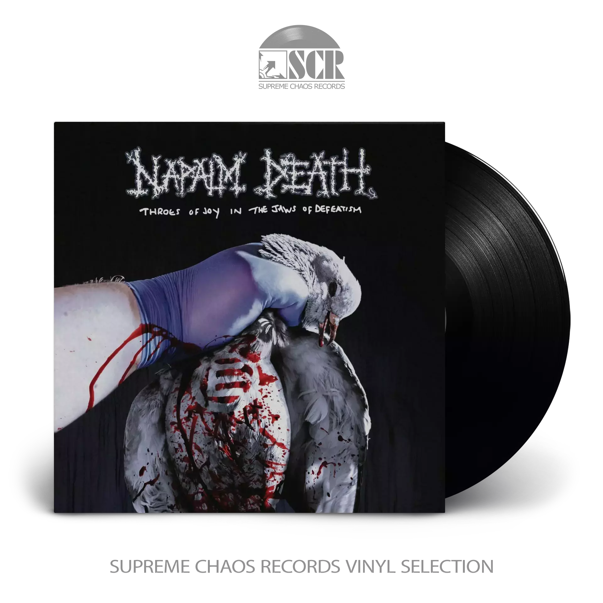 NAPALM DEATH - Throes of Joy in the Jaws of Defeatism · BLACK LP (Death Metal Vinyl)