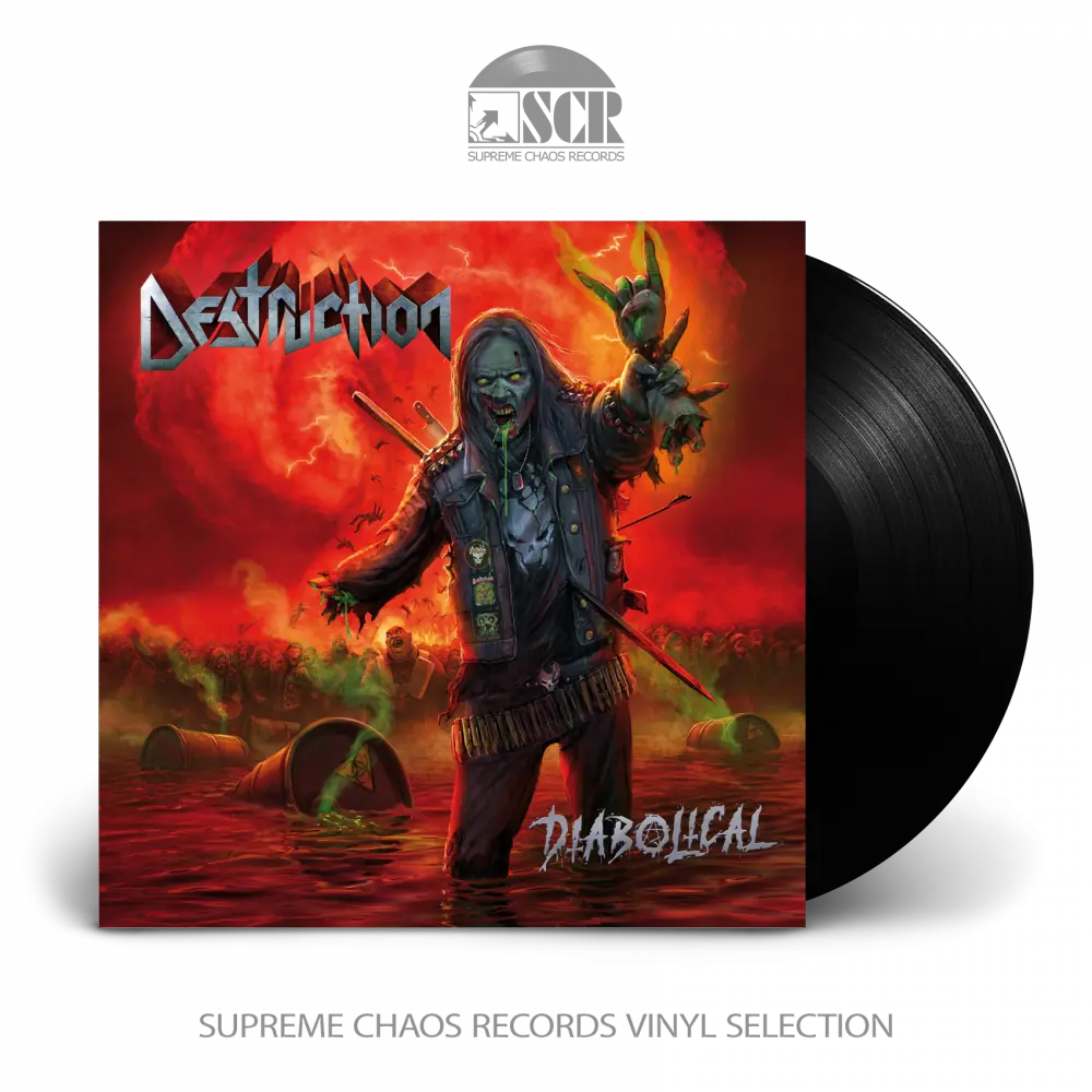 DESTRUCTION · Diabolical | BLACK LP (Trash Metal Vinyl)