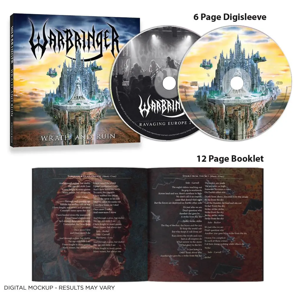 WARBRINGER - Wrath and Ruin · 2CD DIGISLEEVE 1