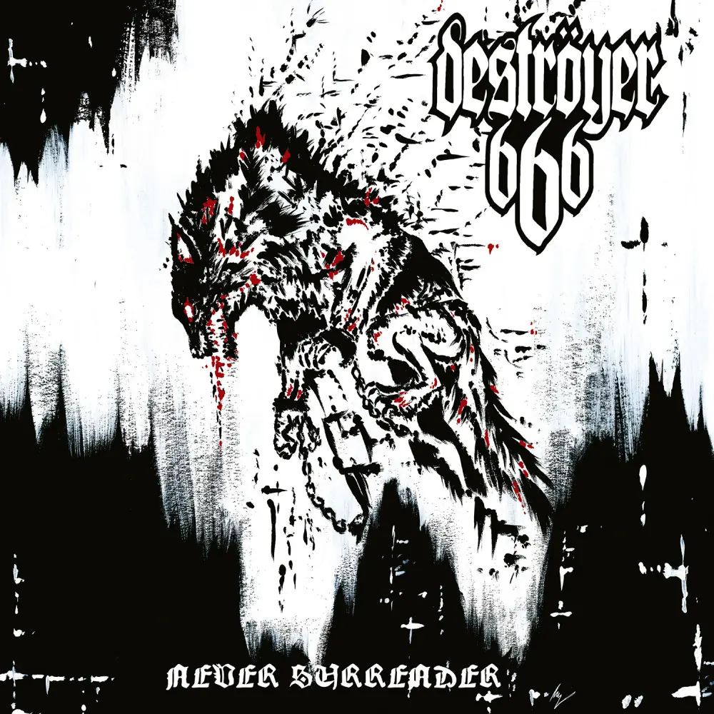 DESTRÖYER 666 · Never Surrender | SILVER LP (Thrash Metal/Black Metal Vinyl) · Bild 1