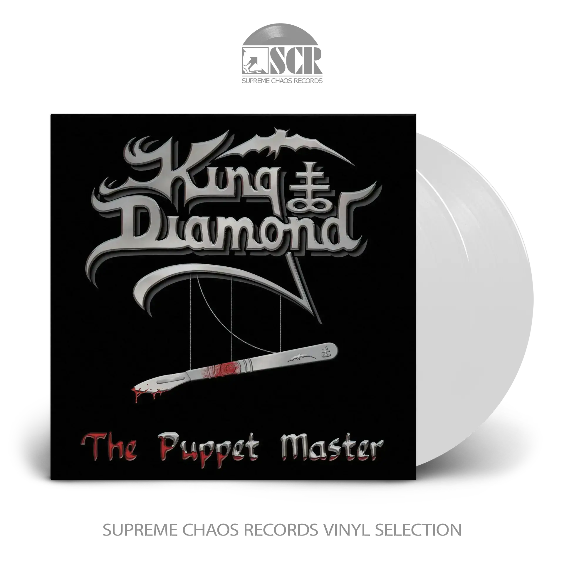 KING DIAMOND · The Puppet Master | WHITE 2LP (Heavy Metal Vinyl)