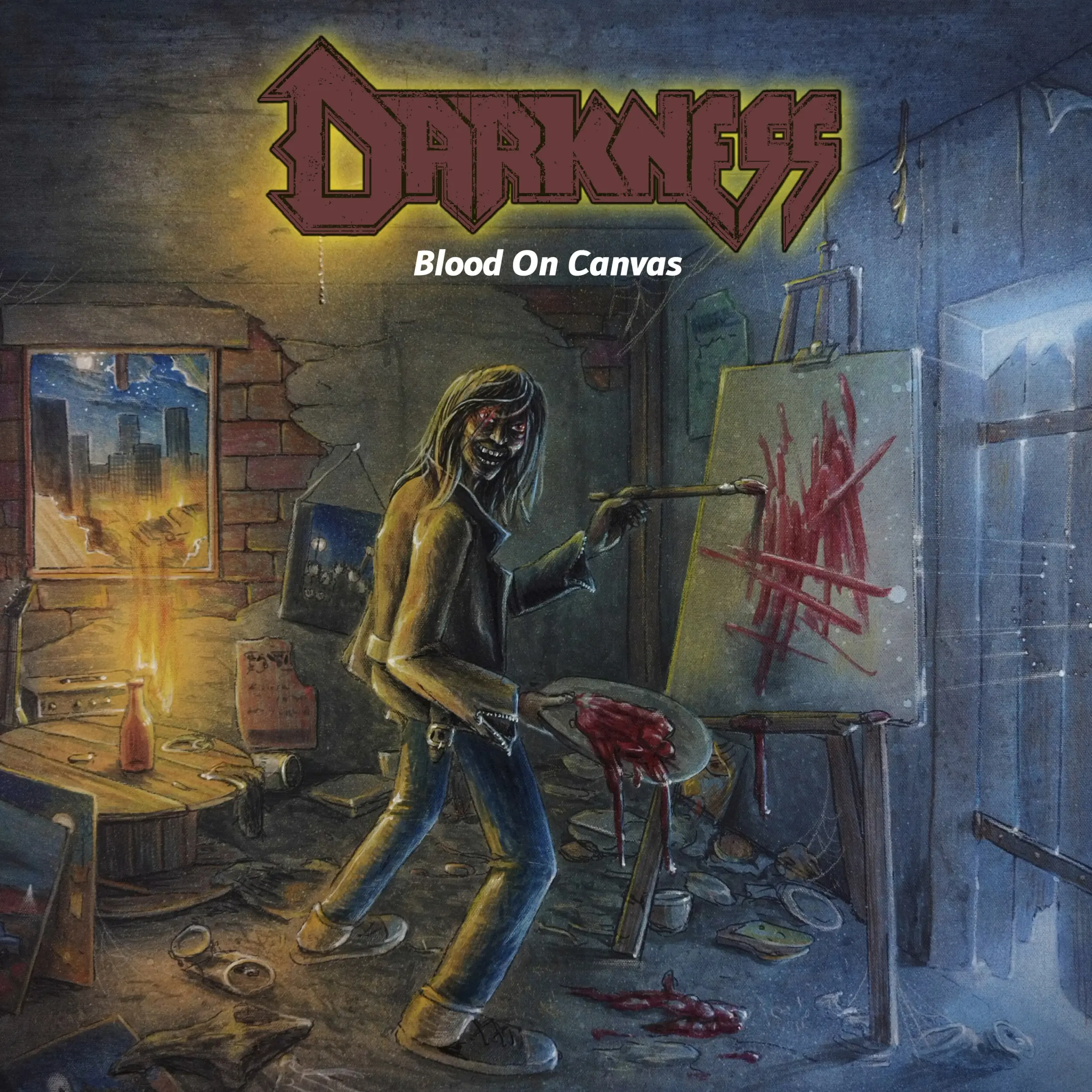 DARKNESS · Blood On Canvas | DIGIPAK CD DARKNESS · Blood On Canvas | DIGIPAK CD (Thrash Metal CDs)