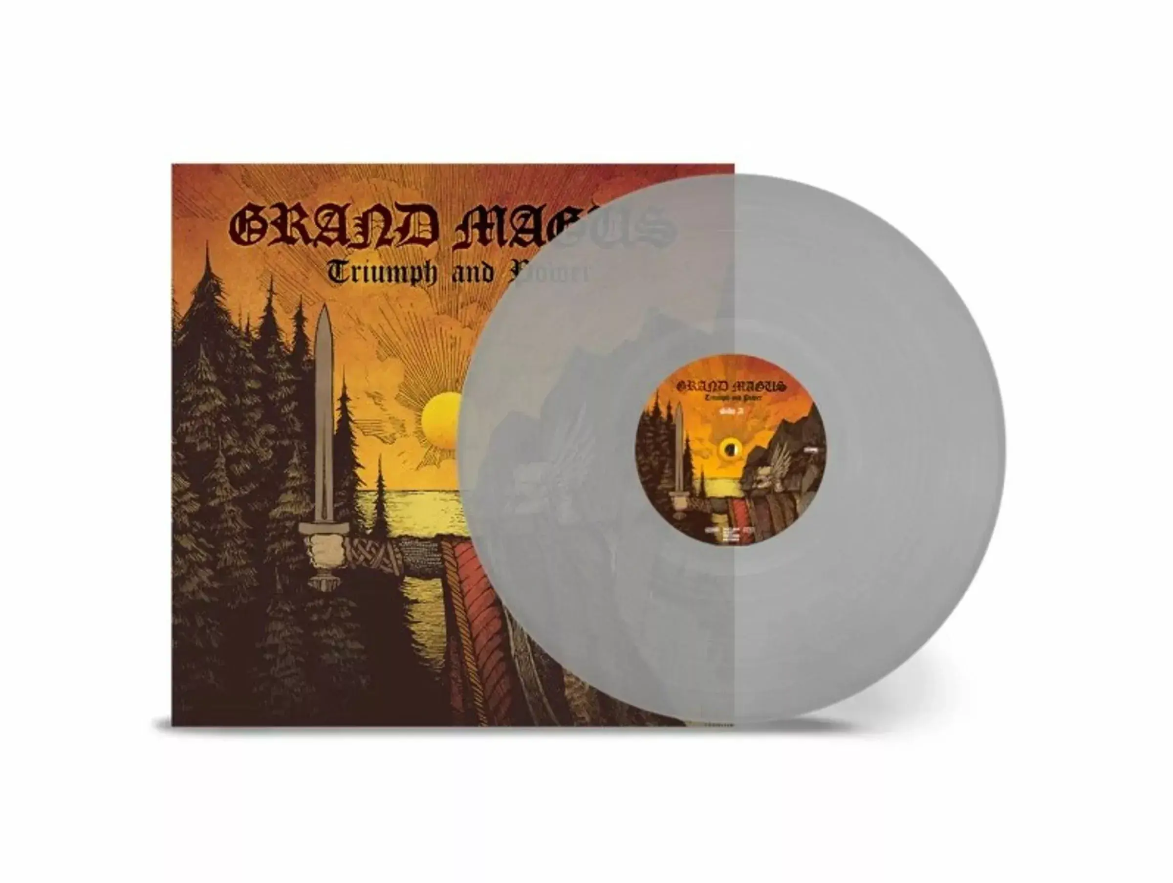GRAND MAGUS · Triumph And Power | TRANSPARENT CRYSTAL CLEAR LP (Heavy Metal Vinyl)