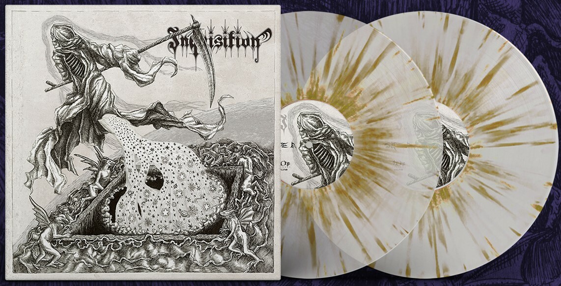 INQUISITION - Black Mass For A Mass Grave (MONOCHROME EDITION) [SPLATTER DLP]