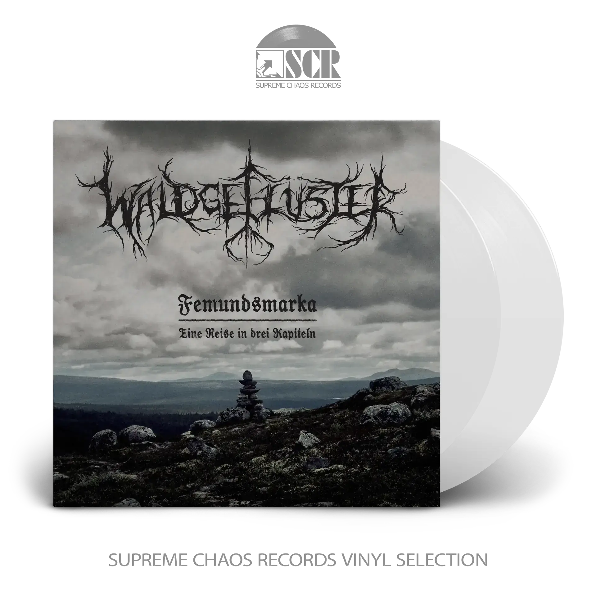WALDGEFLÜSTER · Femundsmarka | CLEAR 2LP (Black Metal Vinyl)