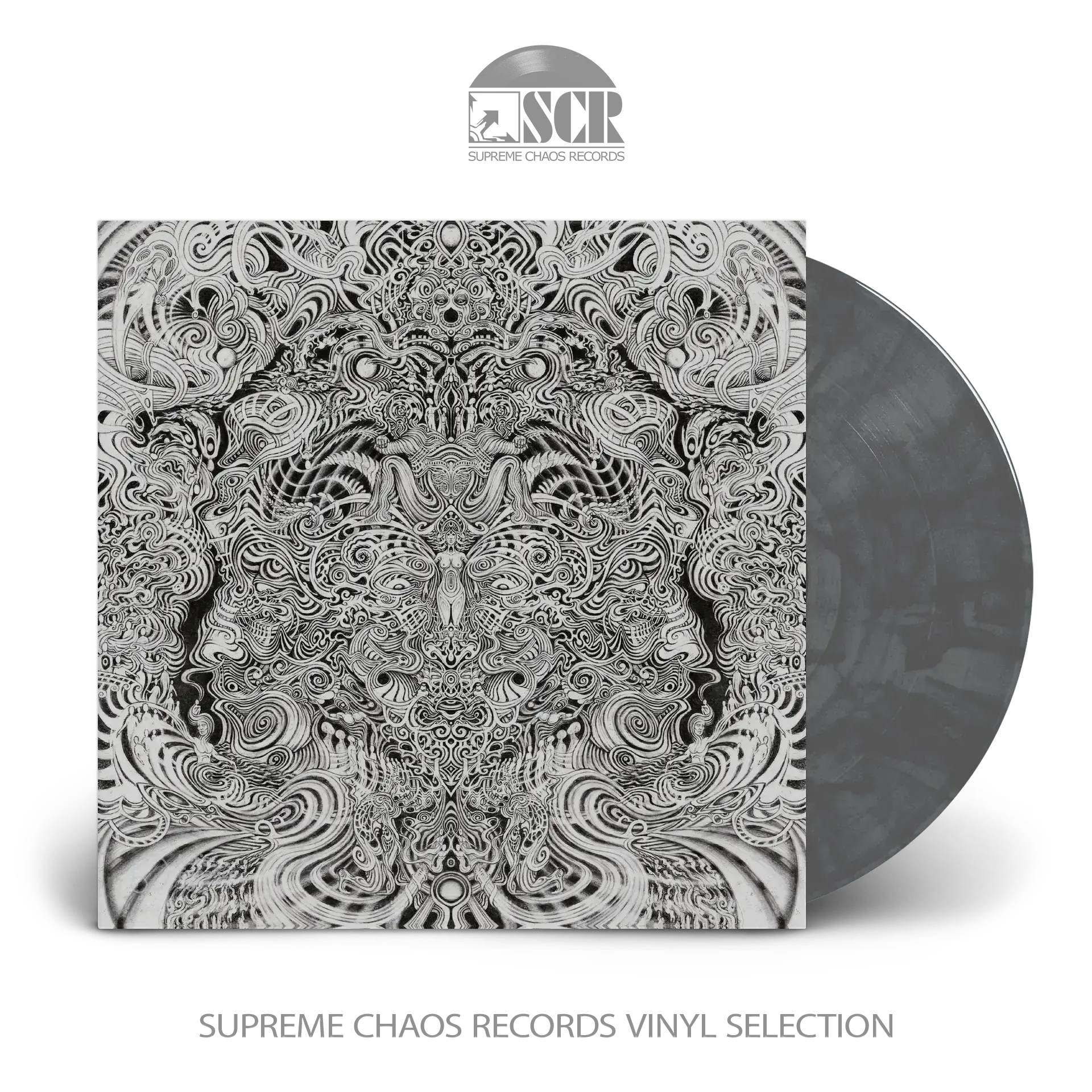 GAUPA · Fyr | GREY/WHITE/BLACK LP (Progressive Stoner Rock/Psychedelic Vinyl)