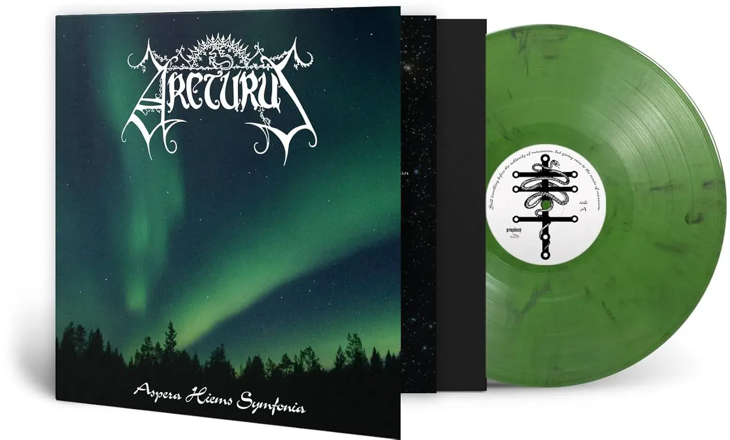ARCTURUS · Aspera Hiems Symfonia | GREEN/BLACK MARBLED LP (Black Metal/Progressive Metal Vinyl) · Bild 2