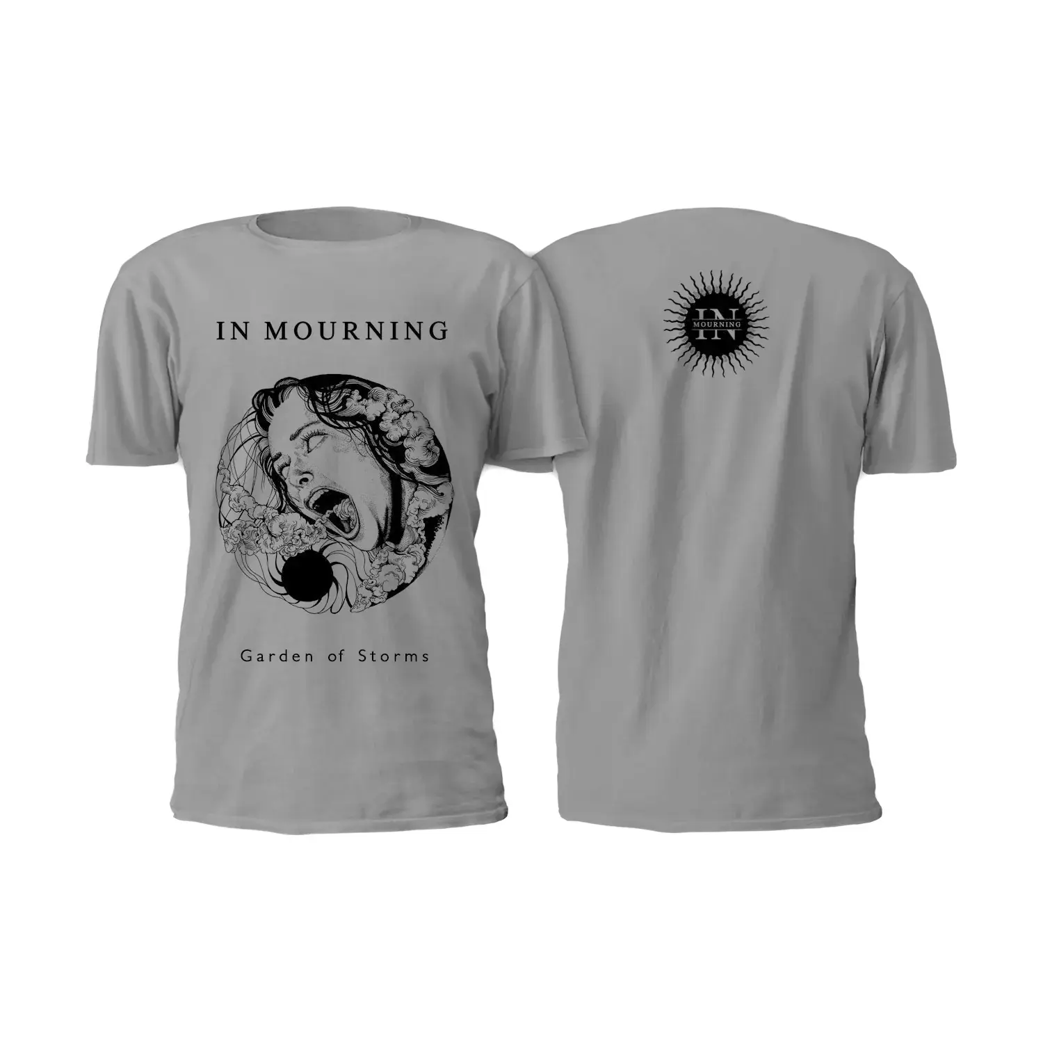 IN MOURNING - Garden of Storms Grey · T-SHIRT IN MOURNING - Garden of Storms Grey · T-SHIRT (Death Metal/Doom Metal/Progressive Metal Clothes)