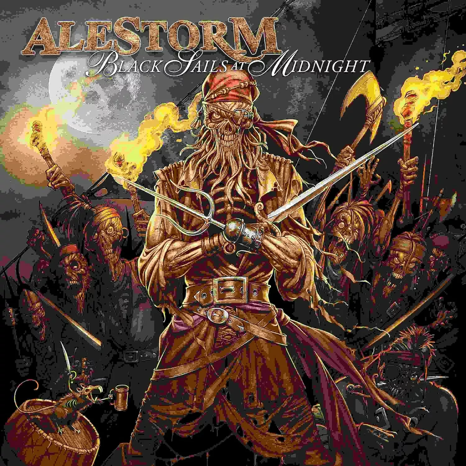 ALESTORM · Black Sails At Midnight | BLACK LP · Bild 1 ALESTORM · Black Sails At Midnight | BLACK LP (Pirate Metal Vinyl) · Bild 1