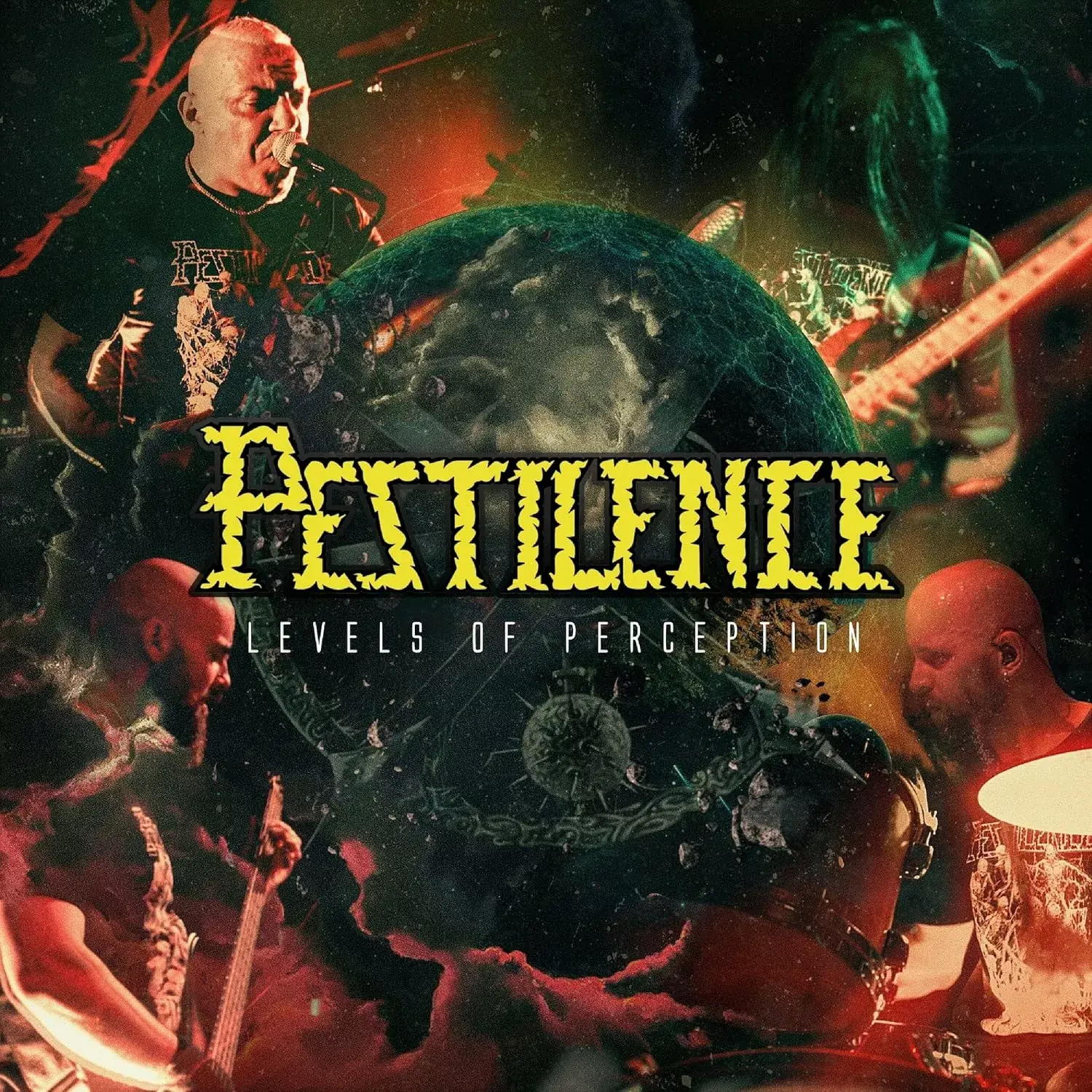 PESTILENCE · Levels of Perception | GREEN LP (Death Metal Vinyl) · Bild 1