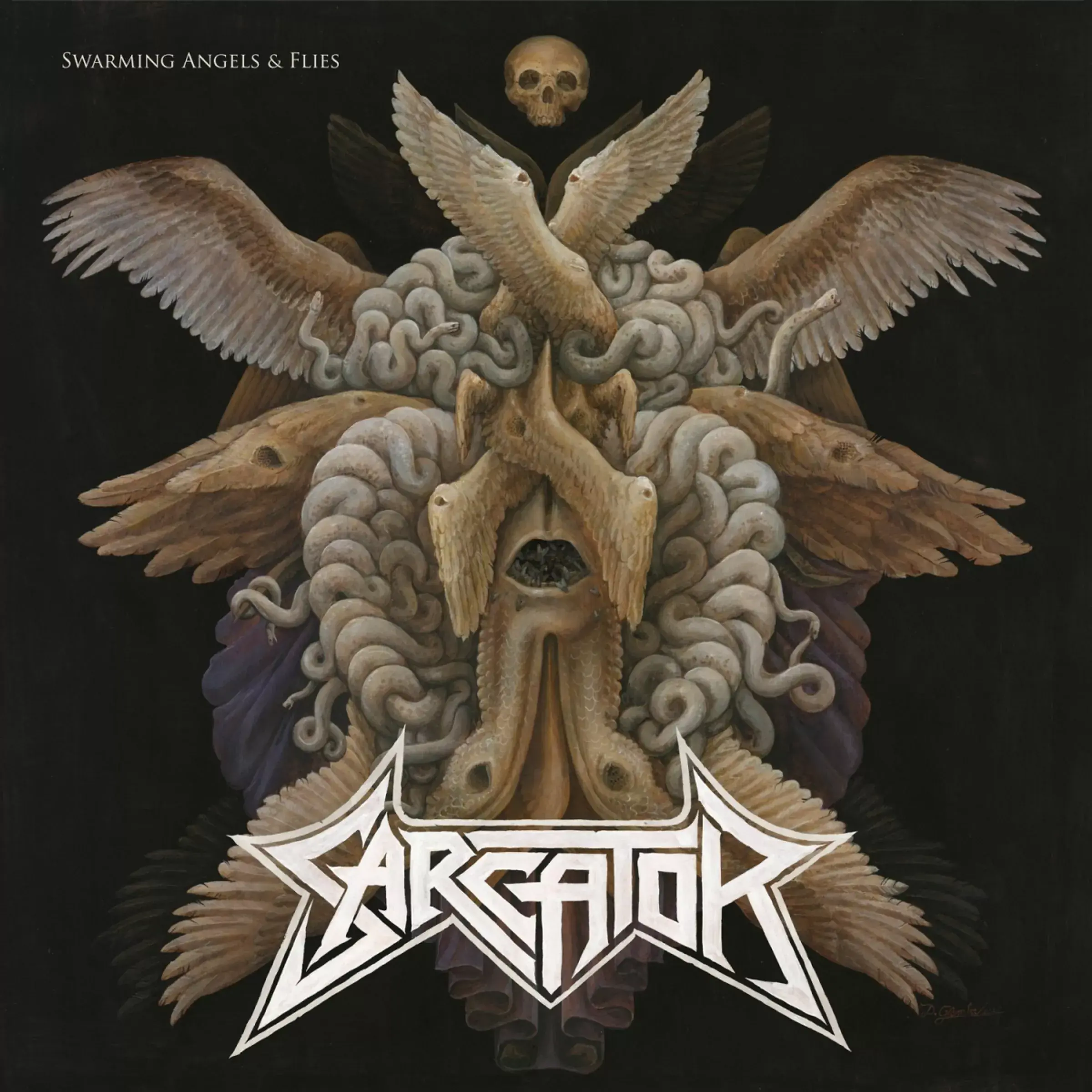 SARCATOR · Swarming Angels & Flies | BLACK LP (Black Metal/Thrash Metal Vinyl) · Bild 1