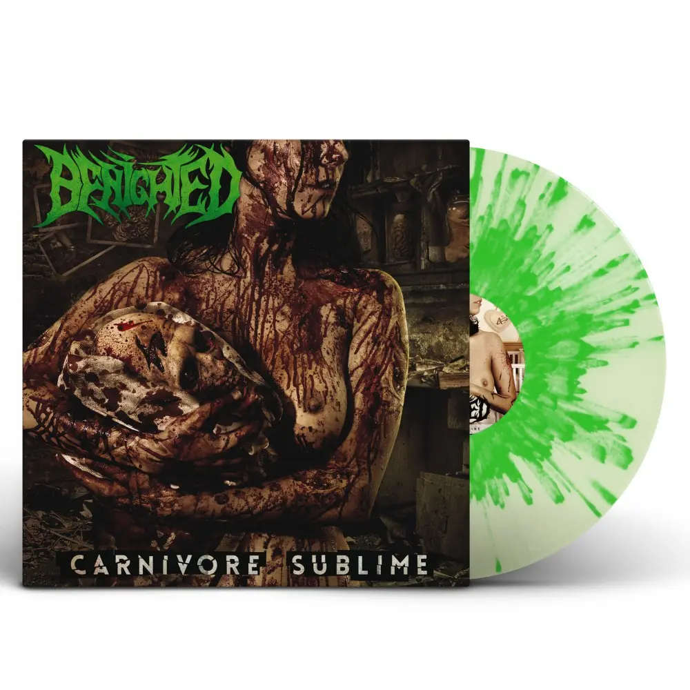 BENIGHTED · Carnivore Sublime | GLOW IN THE DARK LP BENIGHTED · Carnivore Sublime | GLOW IN THE DARK LP (Death Metal Vinyl)