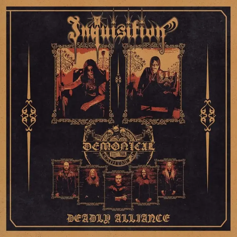 DEMONICAL/INQUISITION - Deadly Alliance · BLACK 7" · Bild 1 DEMONICAL/INQUISITION - Deadly Alliance · BLACK 7" (Black Metal/Death Metal Vinyl) · Bild 1