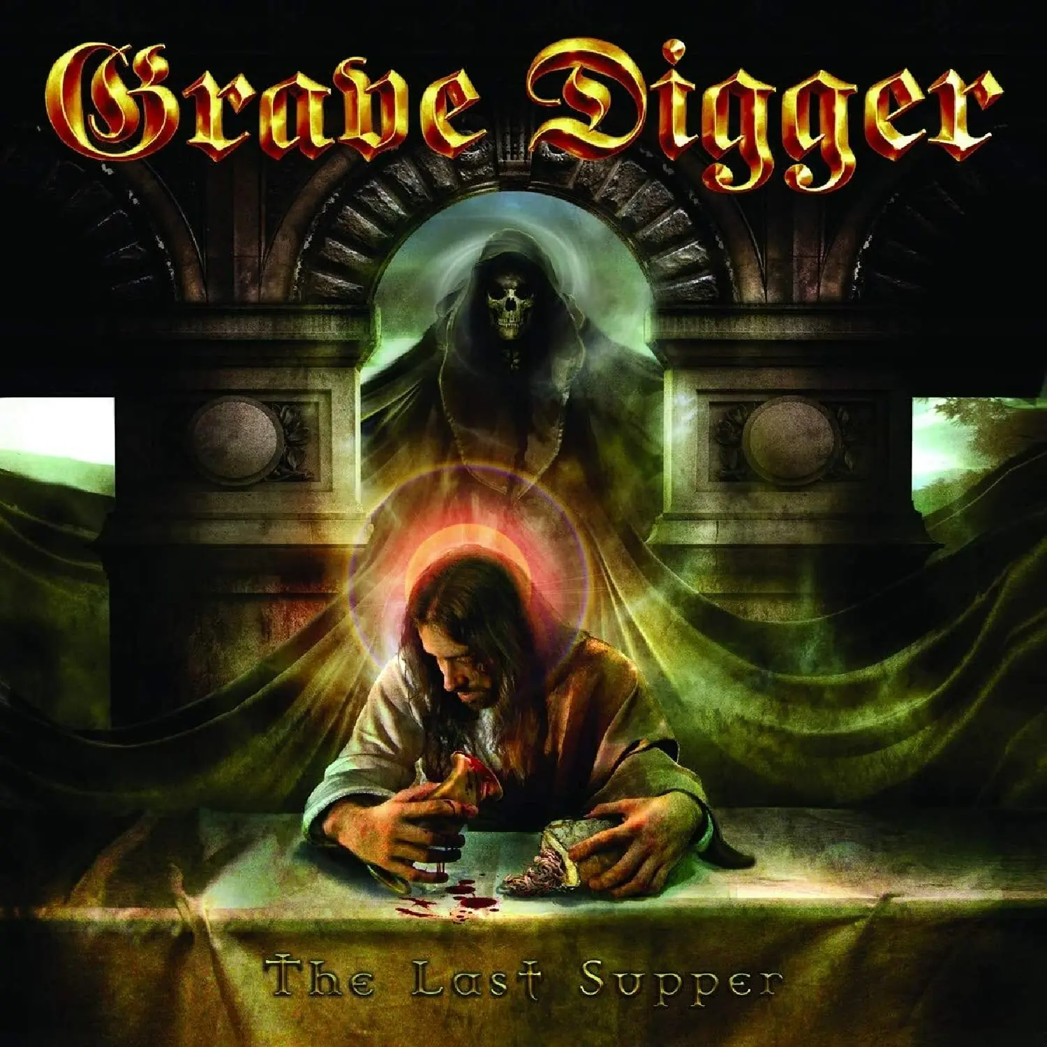 GRAVE DIGGER · The Last Supper | GREEN TRANSPARENT LP (Heavy Metal Vinyl) · Bild 1