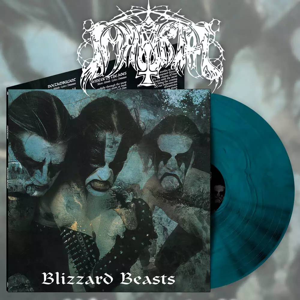IMMORTAL - Blizzard Beasts · AQUA BLUE GALAXY LP IMMORTAL - Blizzard Beasts · AQUA BLUE GALAXY LP (Black Metal Vinyl)