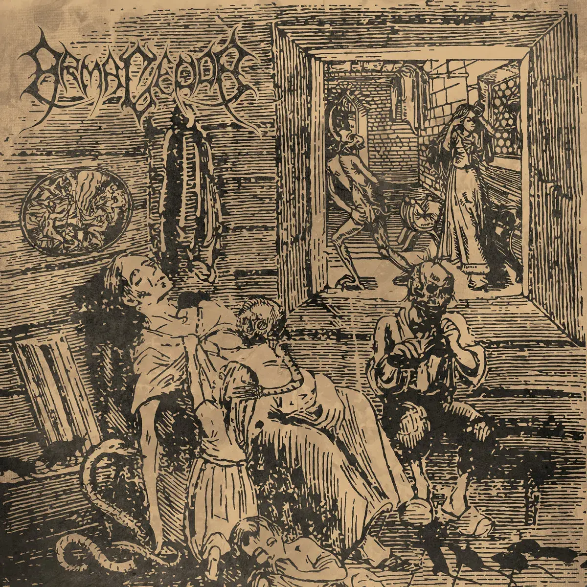 ARMAGEDDA - Svindeldjup Ättestup (Re-Release) · BLACK LP · Bild 1 ARMAGEDDA - Svindeldjup Ättestup (Re-Release) · BLACK LP (Black Metal Vinyl) · Bild 1