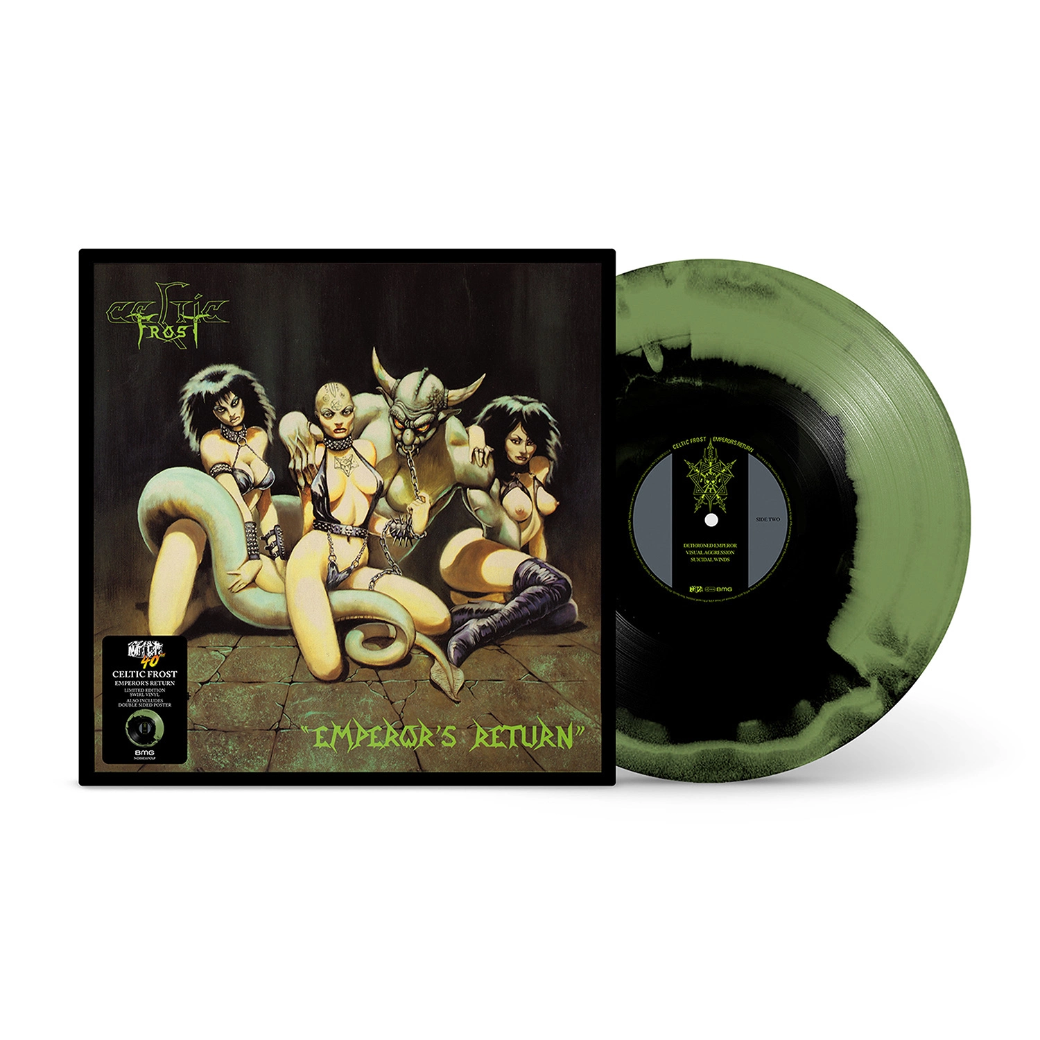 CELTIC FROST - Emperor's Return · SWIRL LP (Death Metal Vinyl)