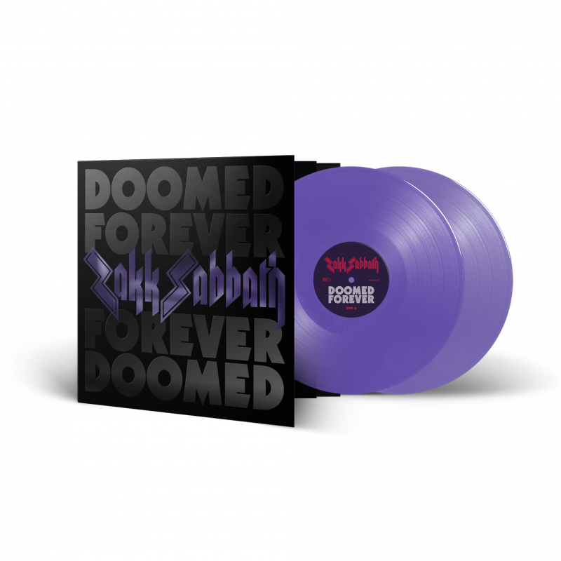 ZAKK SABBATH - Doomed Forever Forever Doomed · SOLID PURPLE DLP (Doom Metal Vinyl)