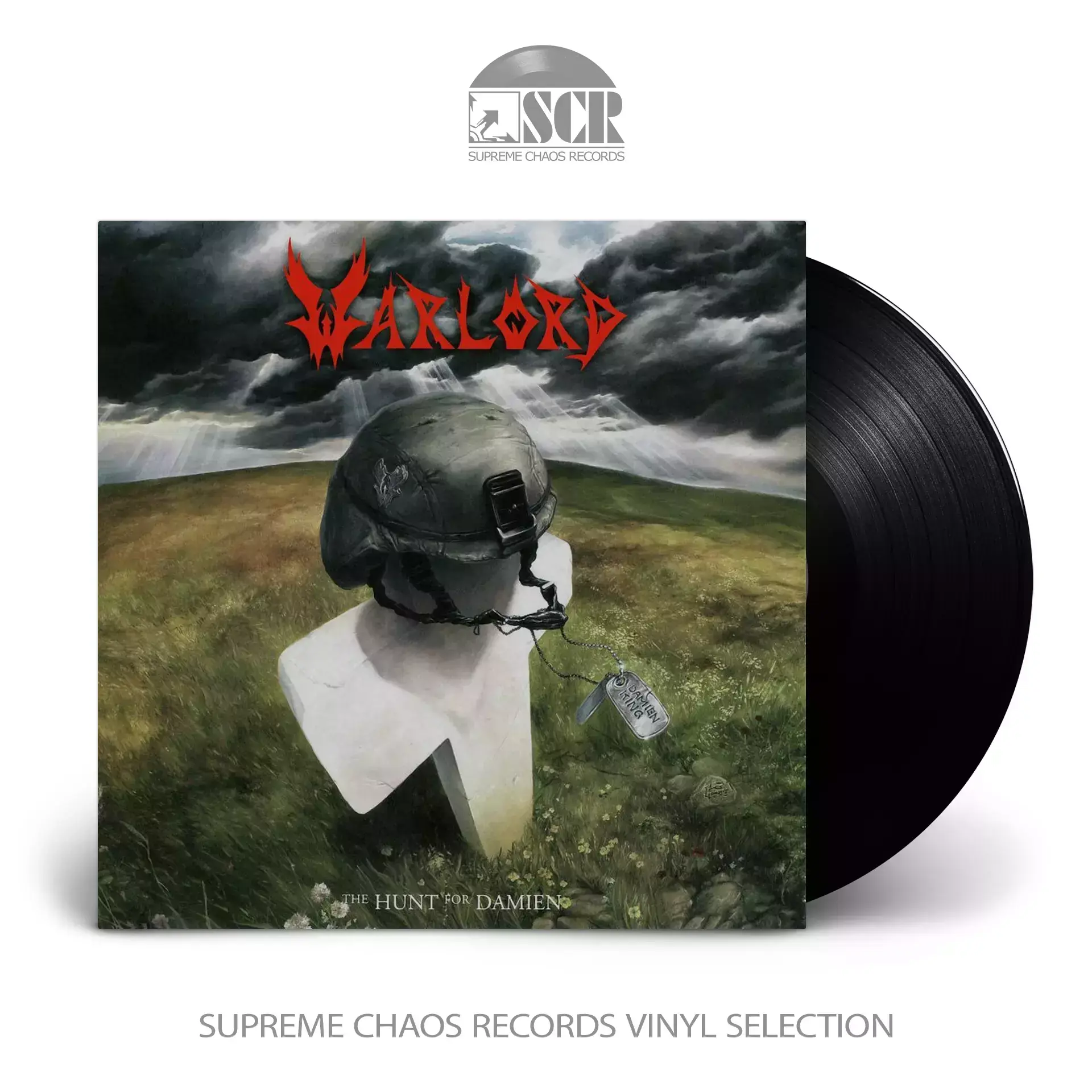 WARLORD · The Hunt for Damien | BLACK LP WARLORD · The Hunt for Damien | BLACK LP (Heavy Metal Vinyl)