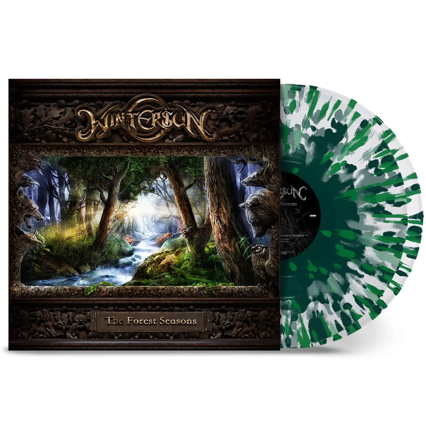 WINTERSUN - The Forest Seasons · CLEAR/GREEN SPLATTER DLP WINTERSUN - The Forest Seasons · CLEAR/GREEN SPLATTER DLP (Melodic Death Metal Vinyl)