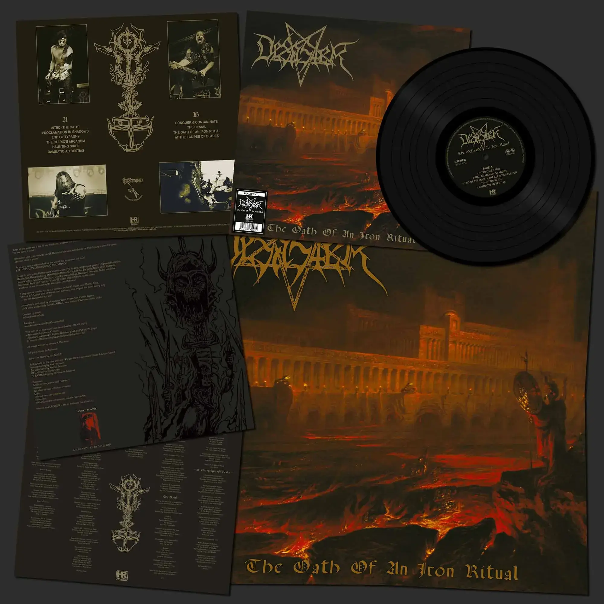 DESASTER - The Oath Of An Iron Ritual · BLACK LP · Bild 2 DESASTER - The Oath Of An Iron Ritual · BLACK LP (Thrash Metal Vinyl) · Bild 2