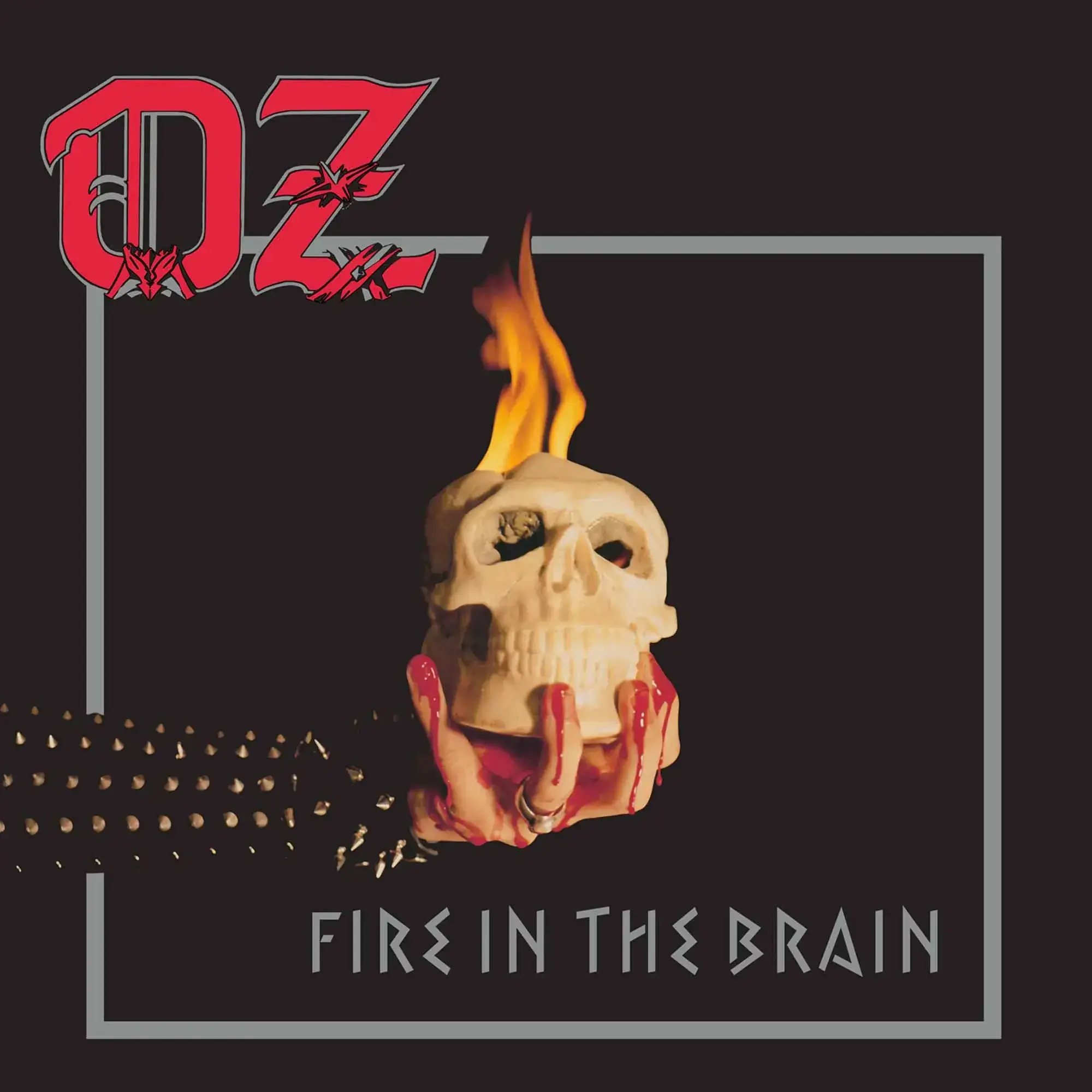 OZ · Fire in the Brain | SILVER LP (Heavy Metal Vinyl) · Bild 1